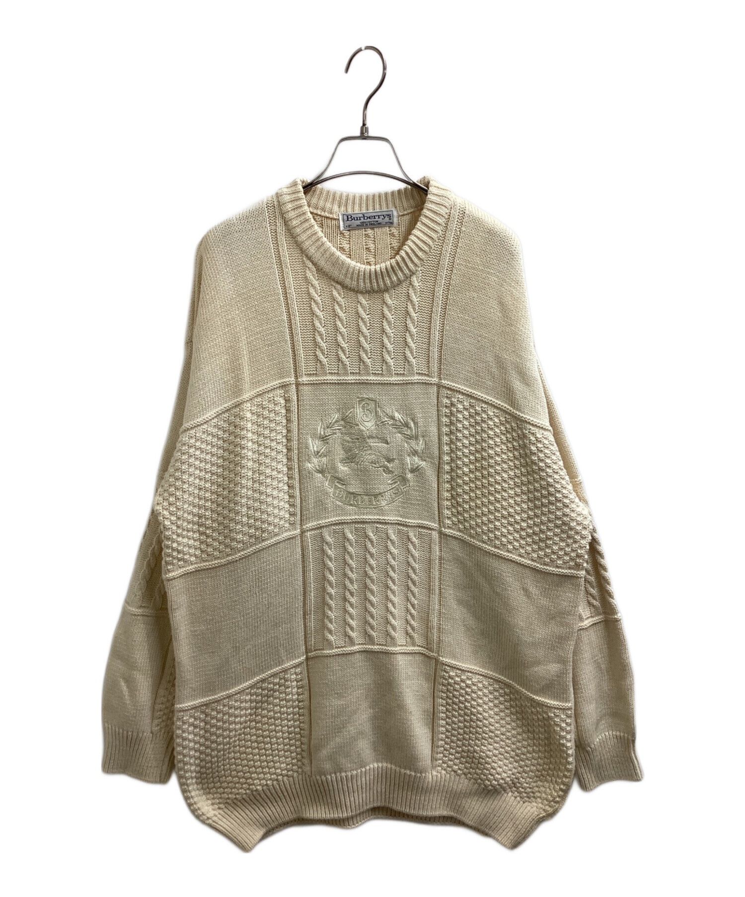 中古・古着通販】Burberry's (バーバリーズ) ケーブルパッチワーク