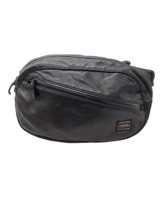 中古・古着通販】PORTER (ポーター) ZOOM レザー ウエストバッグ
