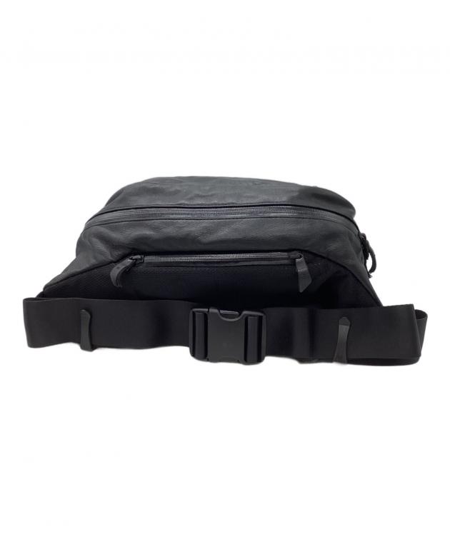 美品　PORTER　ポーター　ZOOM ウエストバッグ　ブラック 本革 中古・古着通販】PORTER (ポーター) ZOOM レザー ウエストバッグ