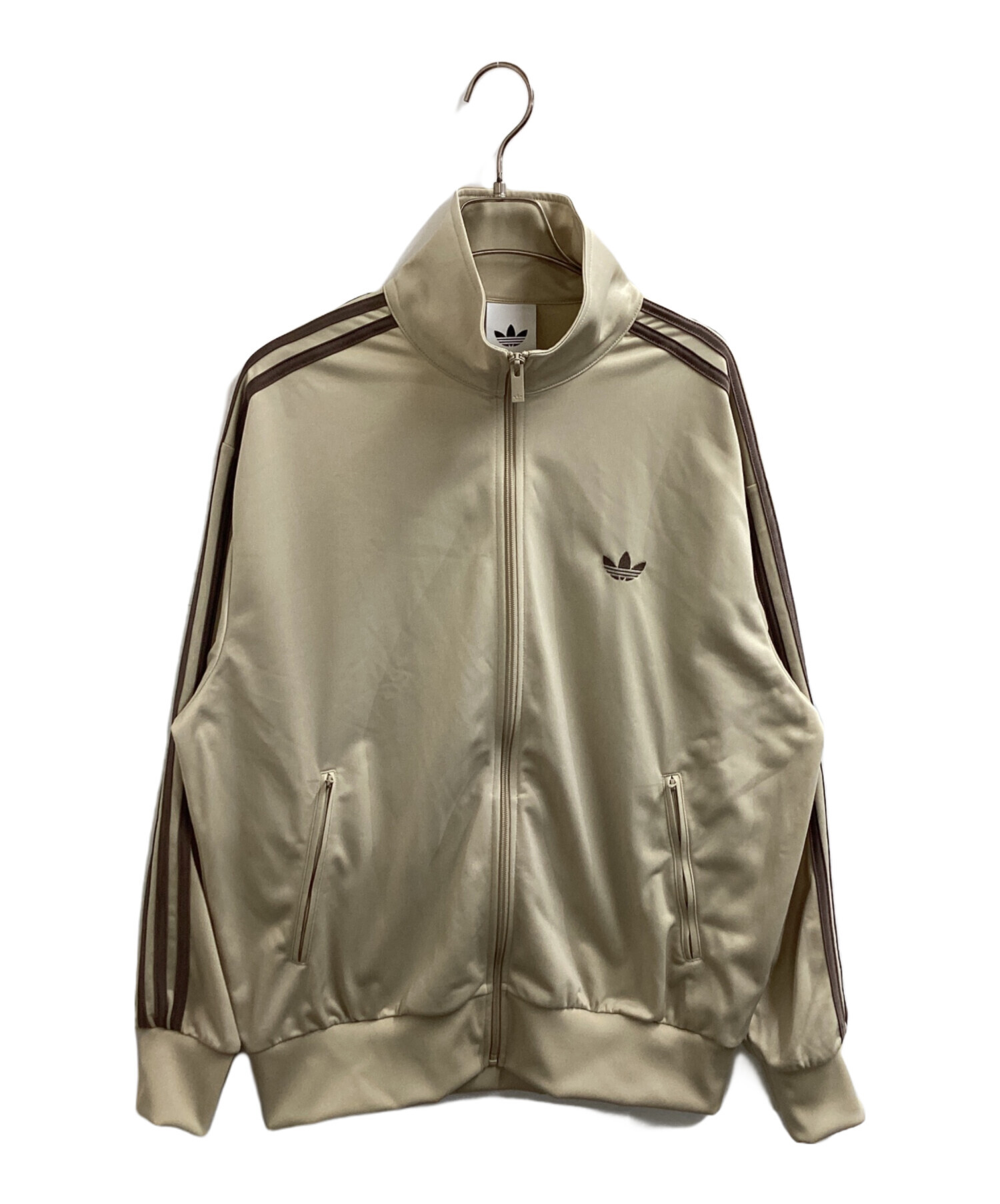  アディダス トラックジャケット ベージュ Ｓ　トレフォイル　Y2K 中古・古着通販】adidas (アディダス) Firebirdトラックジャケット