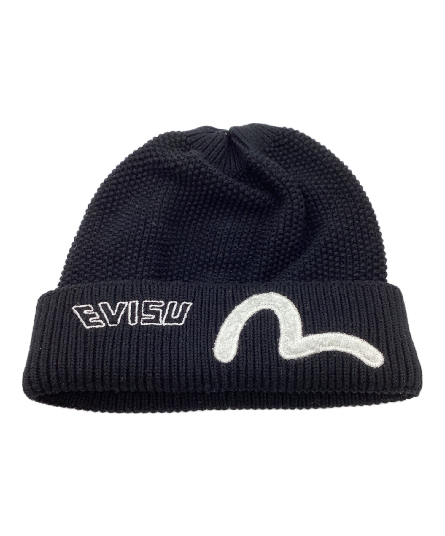 帽子 EVISU Beanie 中古・古着通販】EVISU (エヴィス) 刺繍ニット帽 / 2EAHTU4HT8066XXCT