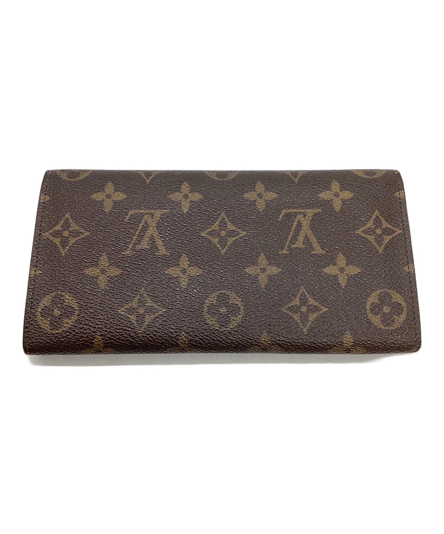 【鑑定済み】ルイヴィトン モノグラム 長財布 ポルトモネ クレディ M61725 中古・古着通販】LOUIS VUITTON (ルイ ヴィトン) ポシェット