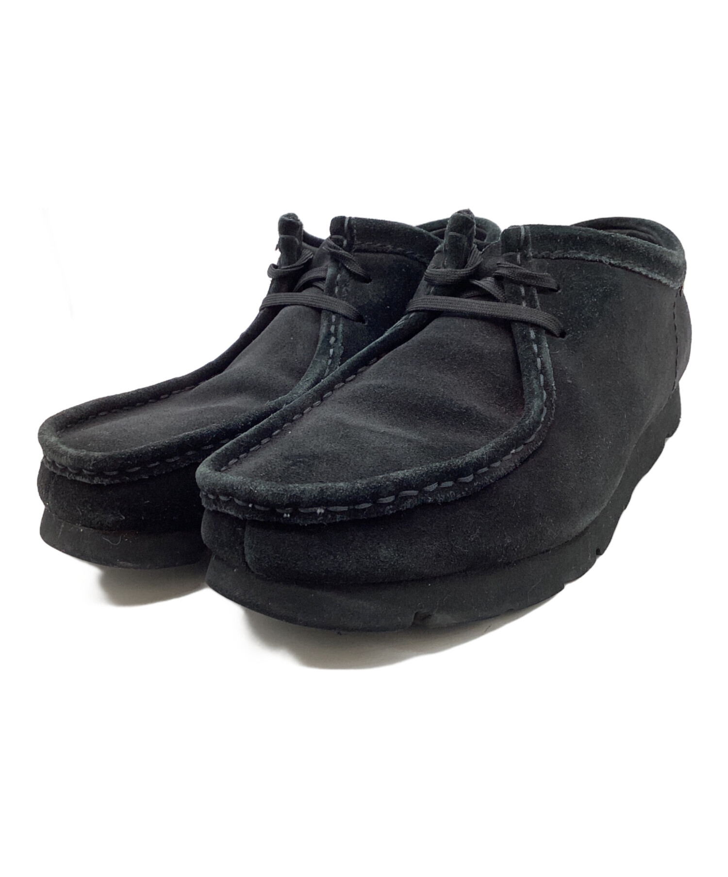 試着のみ 未使用 Clarks クラークス Wallabee GTX 中古・古着通販】CLARKS (クラークス) Wallabee GTX ブラック サイズ