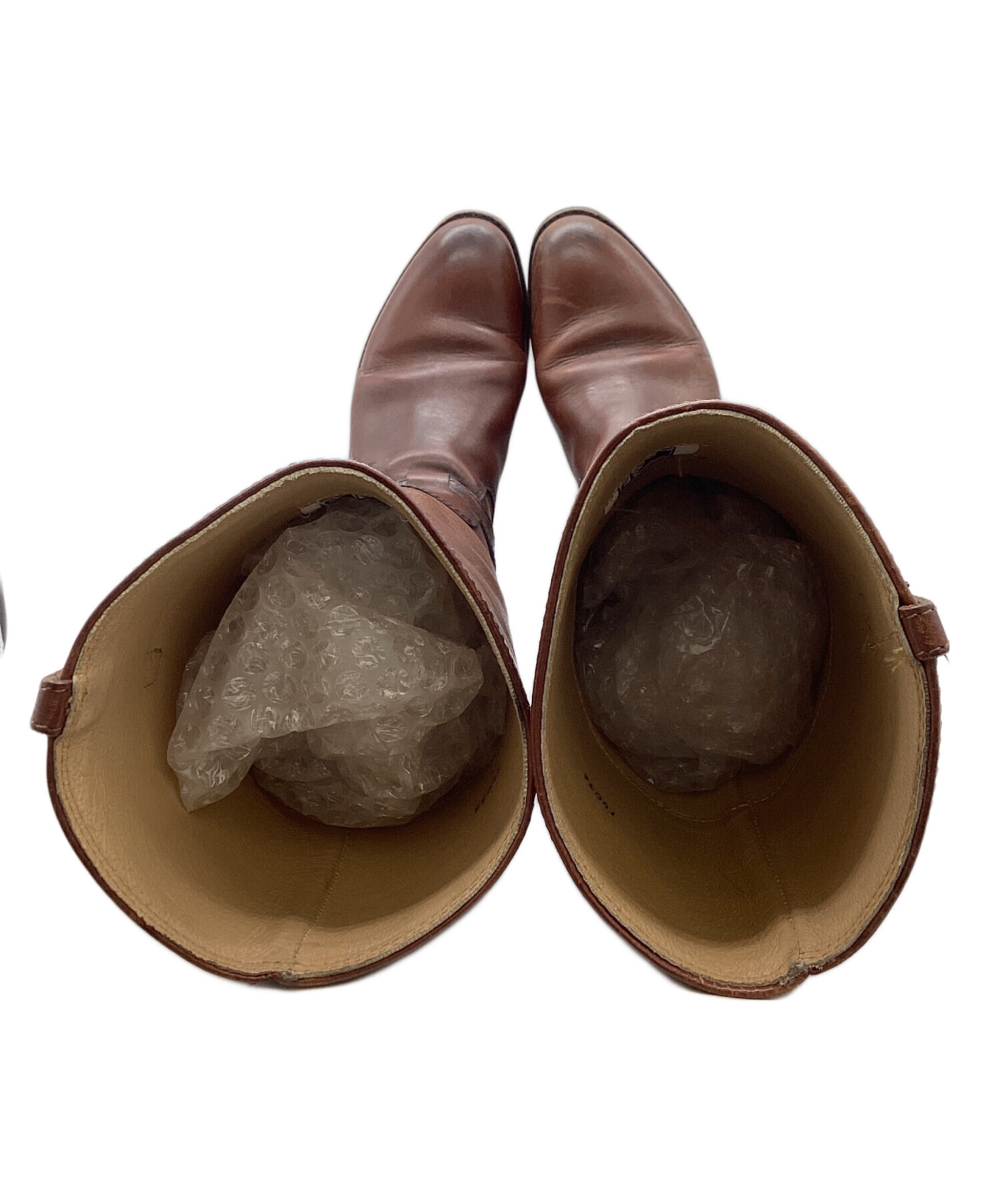 中古・古着通販】FRYE (フライ) メキシコ製 ロングブーツ ブラウン 