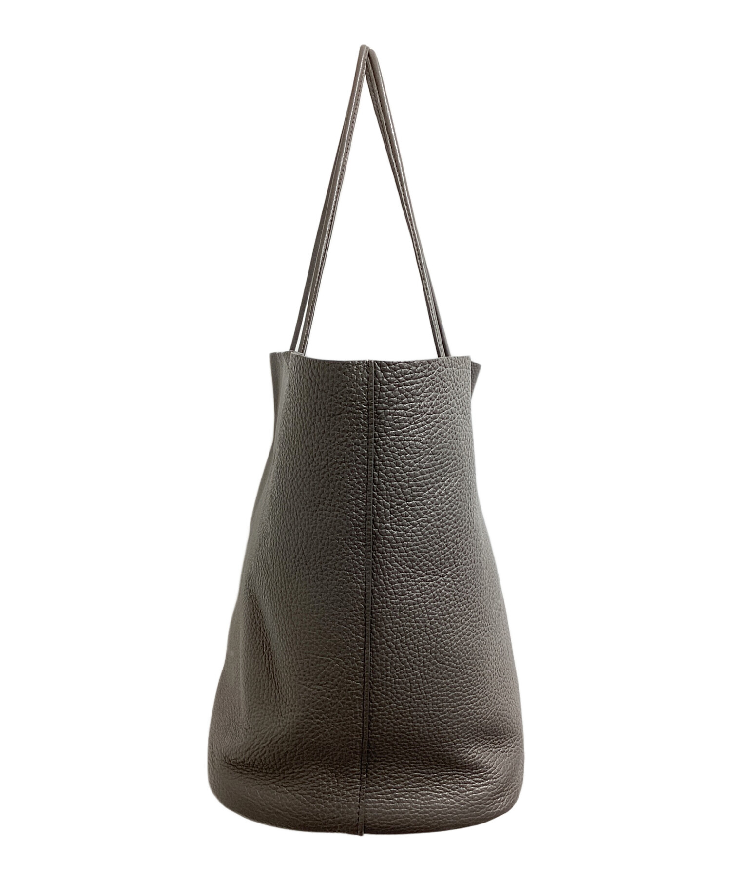 中古・古着通販】Aeta (アエタ) PEBBLE GRAIN LEATHER TOTE M グレー