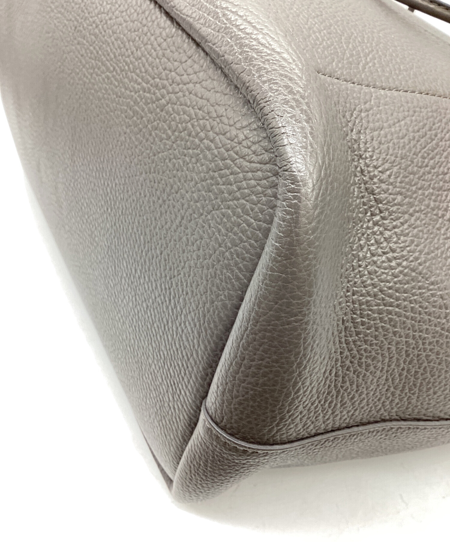 中古・古着通販】Aeta (アエタ) PEBBLE GRAIN LEATHER TOTE M グレー