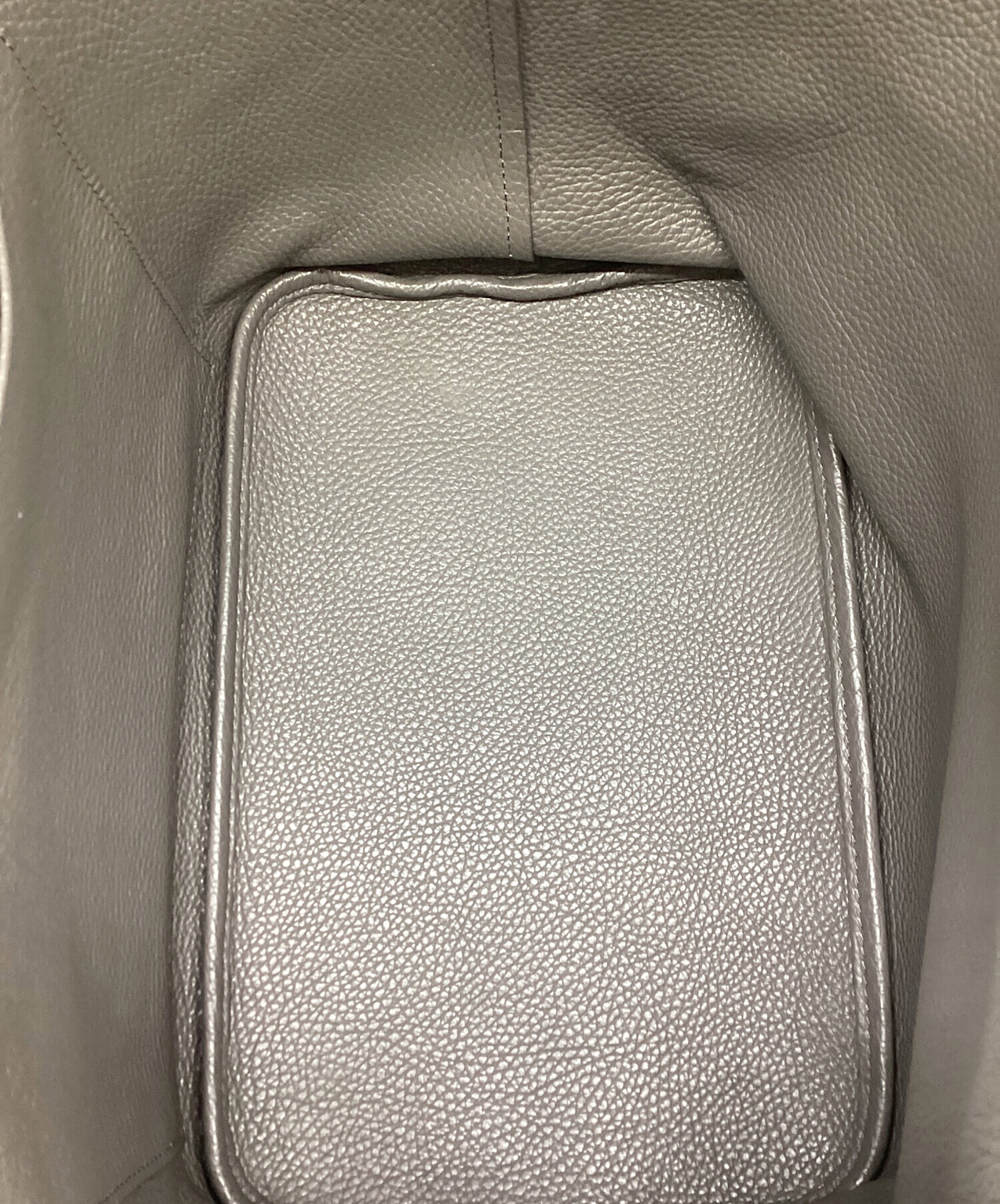 中古・古着通販】Aeta (アエタ) PEBBLE GRAIN LEATHER TOTE M グレー