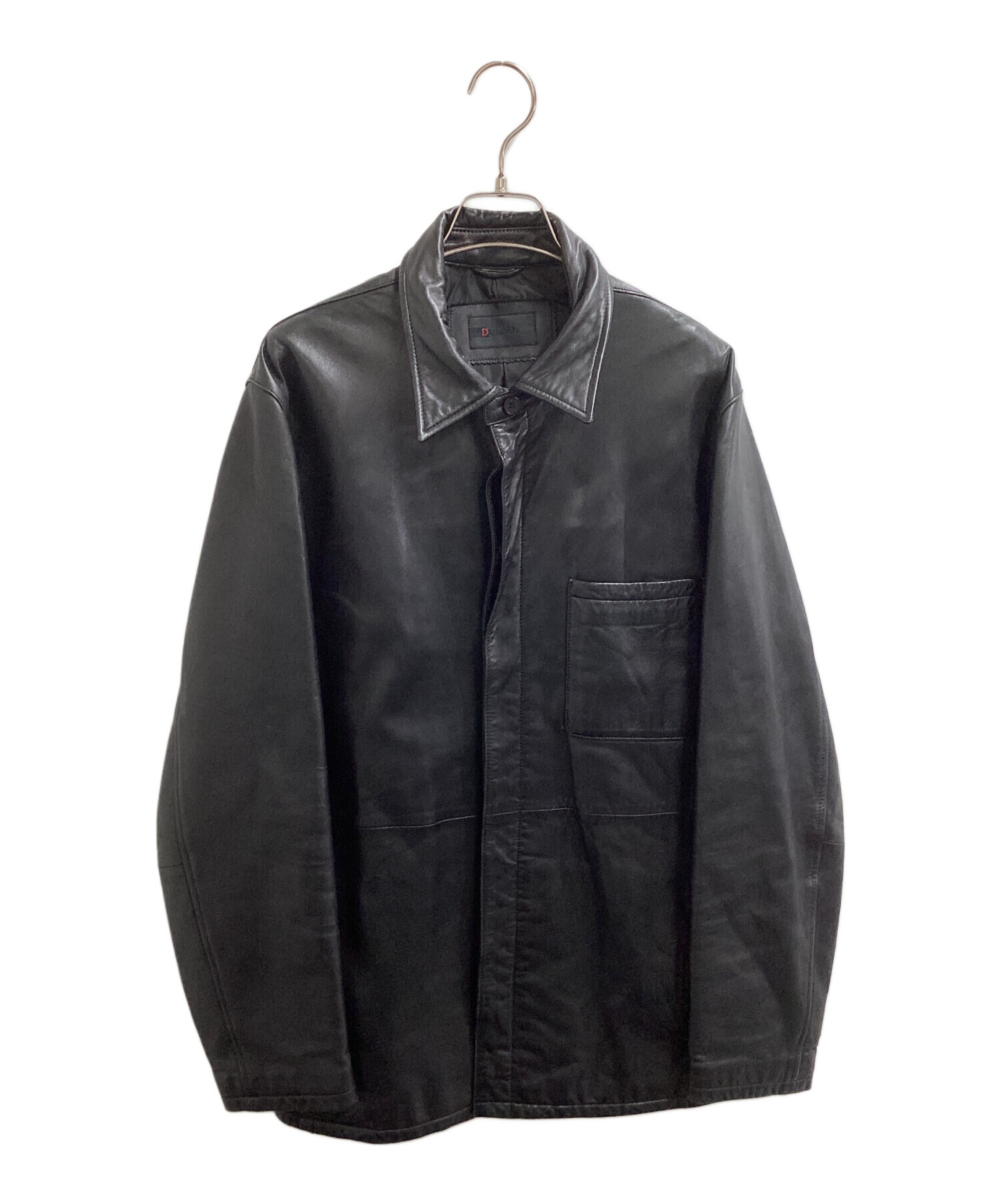 中古・古着通販】D'URBAN (ダーバン) シープレザージャケット ブラック