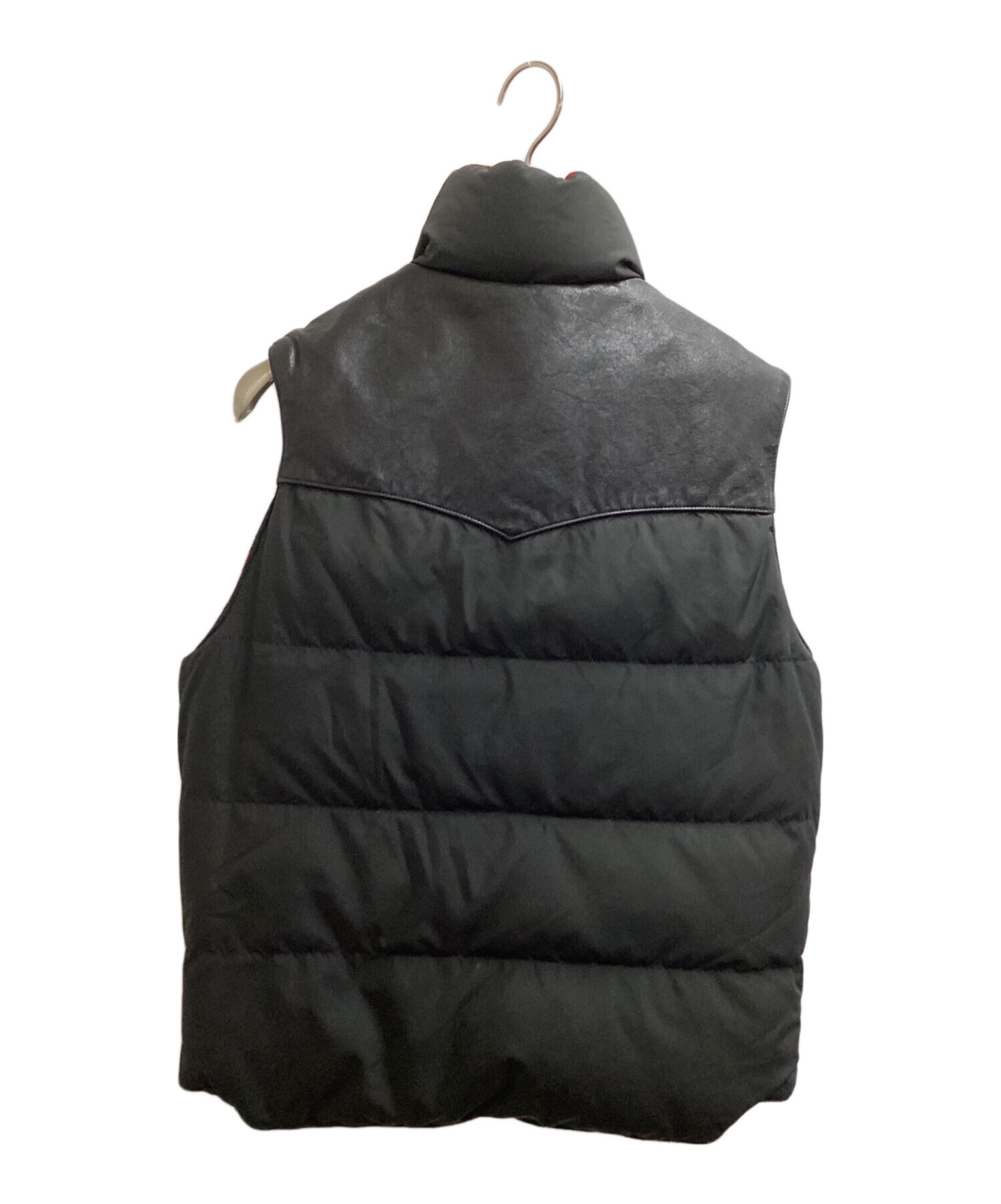 90s Ralph Lauren レザーヨークリバーシブルダウンベスト 中古・古着通販】POLO RALPH LAUREN (ポロ・ラルフローレン) レザー