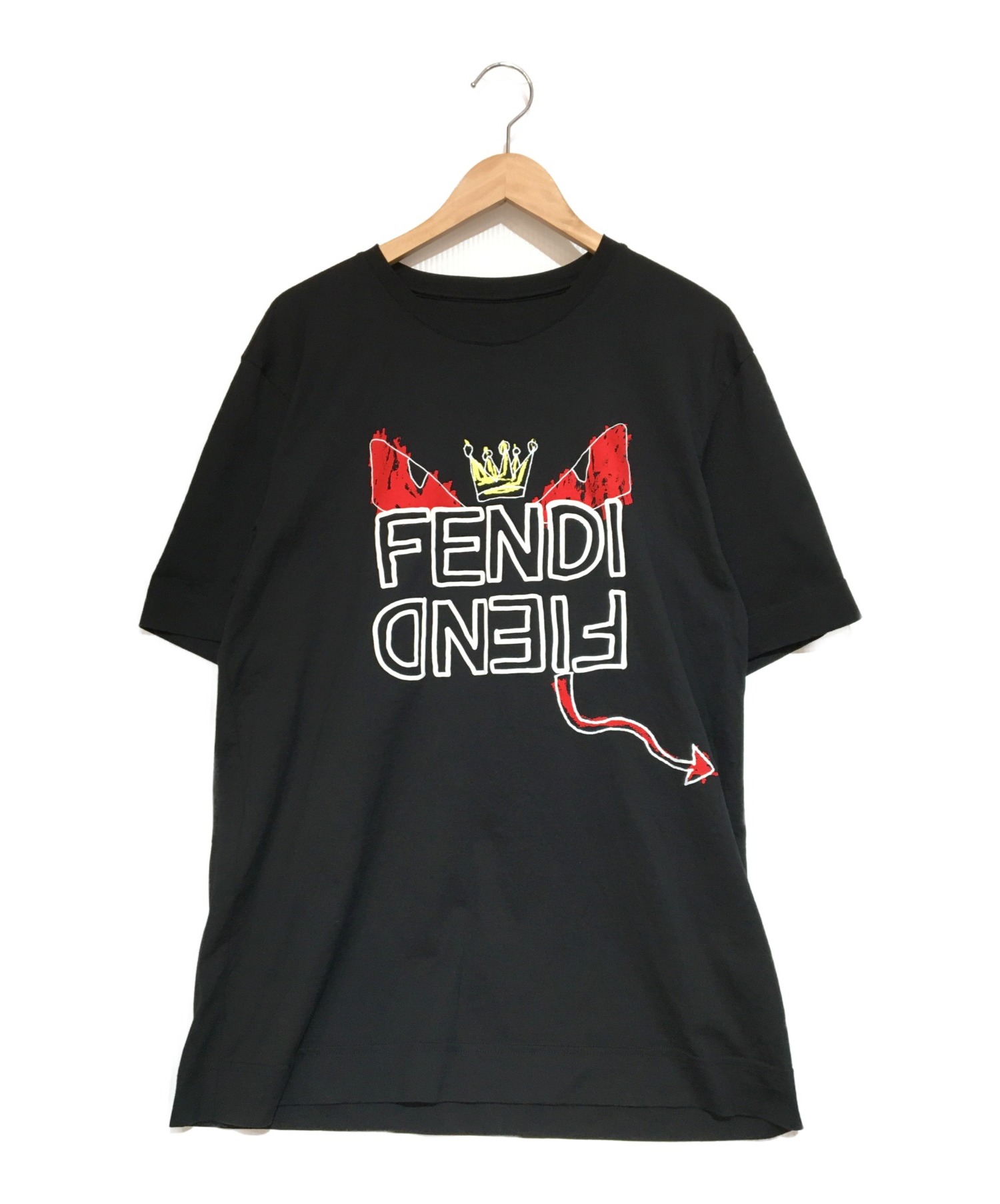 中古・古着通販】FENDI (フェンディ) モンスターロゴプリントTシャツ