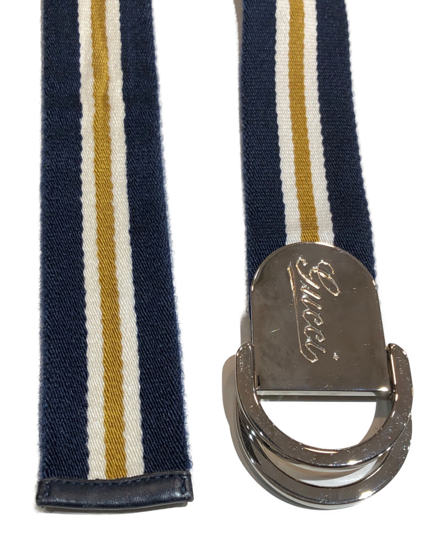 中古・古着通販】GUCCI (グッチ) シェリーライン スクリプトロゴ 