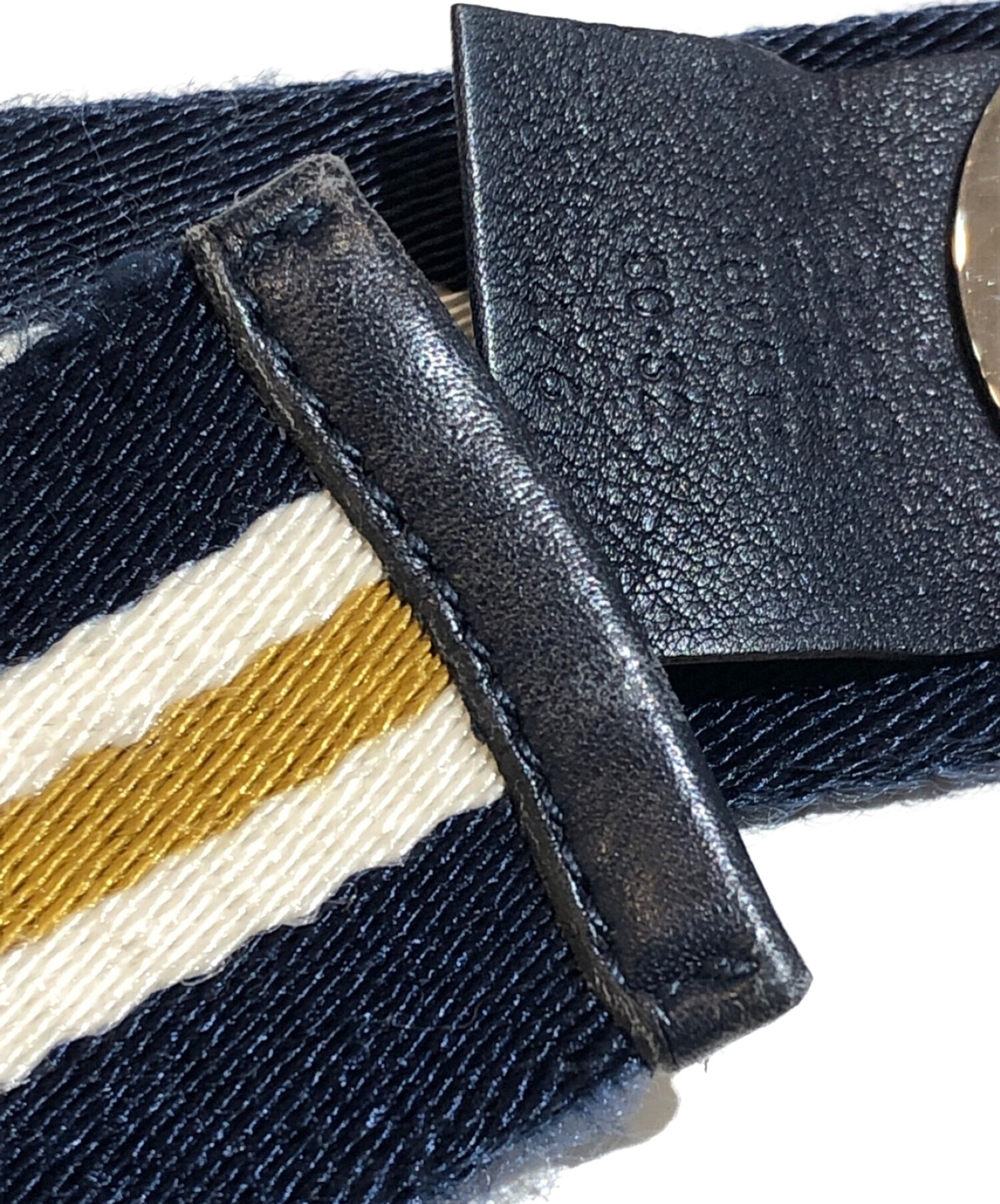 中古・古着通販】GUCCI (グッチ) シェリーライン スクリプトロゴ 