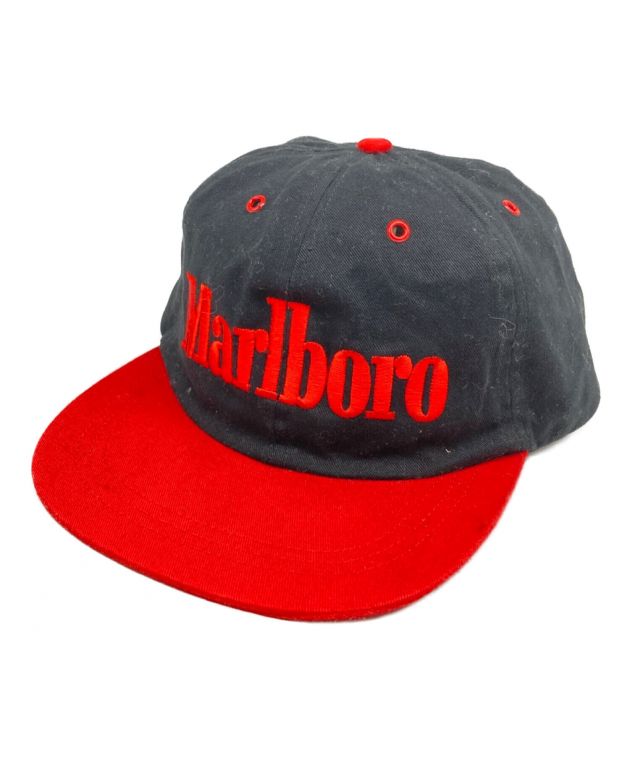中古・古着通販】marlboro (マルボロ) ロゴキャップ ブラック 