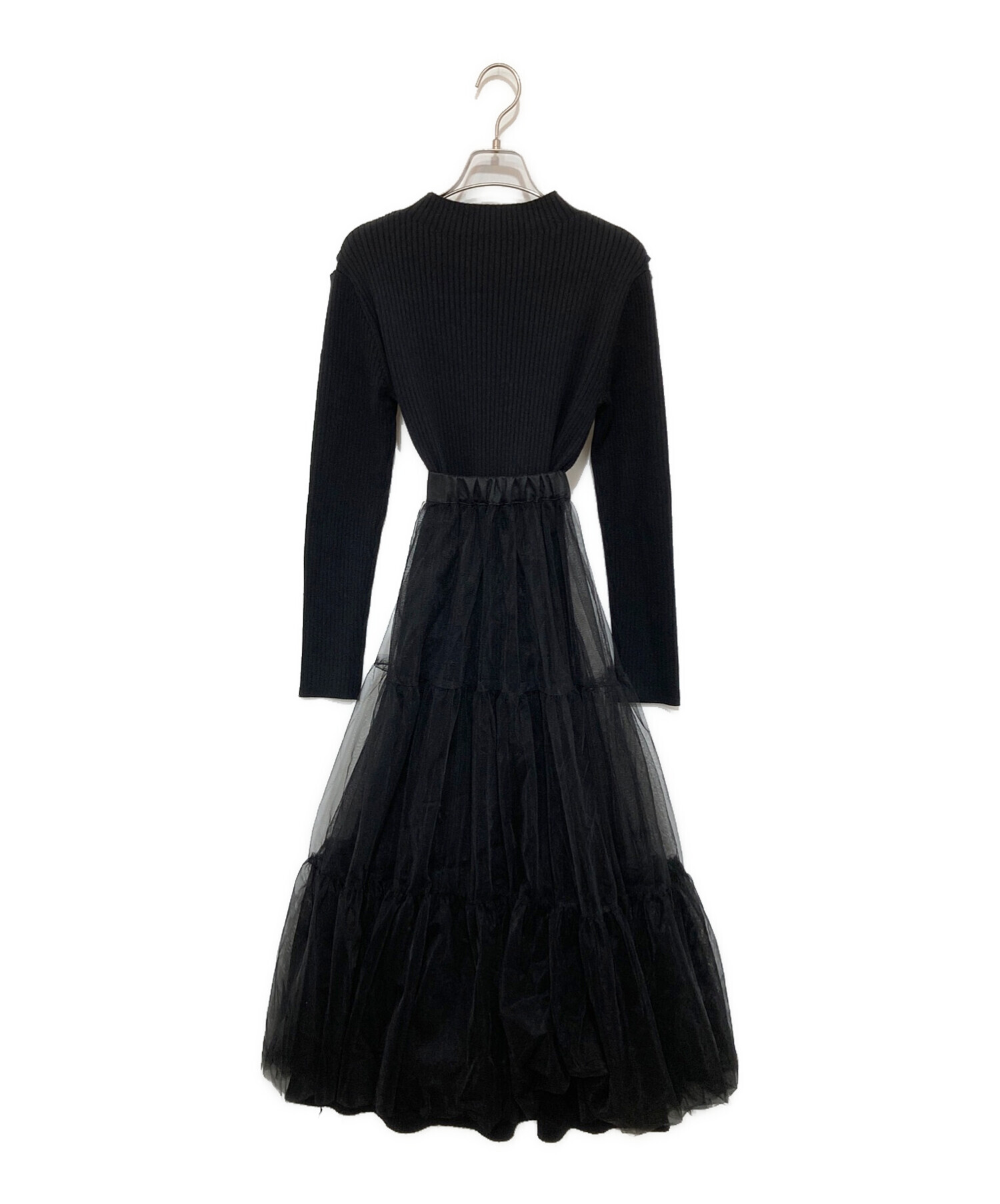 mystrada チュール重ねニットワンピース Mystrada（マイストラーダ）の