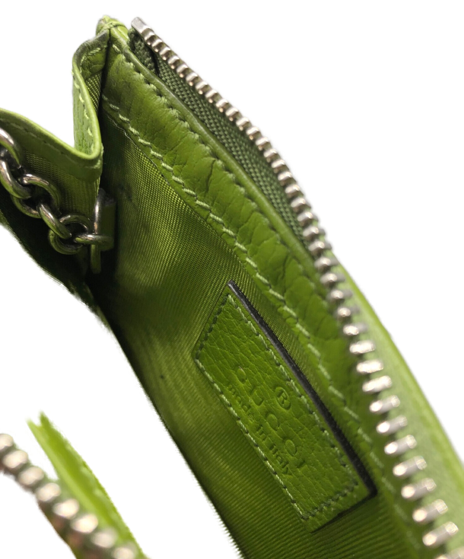 中古・古着通販】GUCCI (グッチ) キーチェーン付コインケース