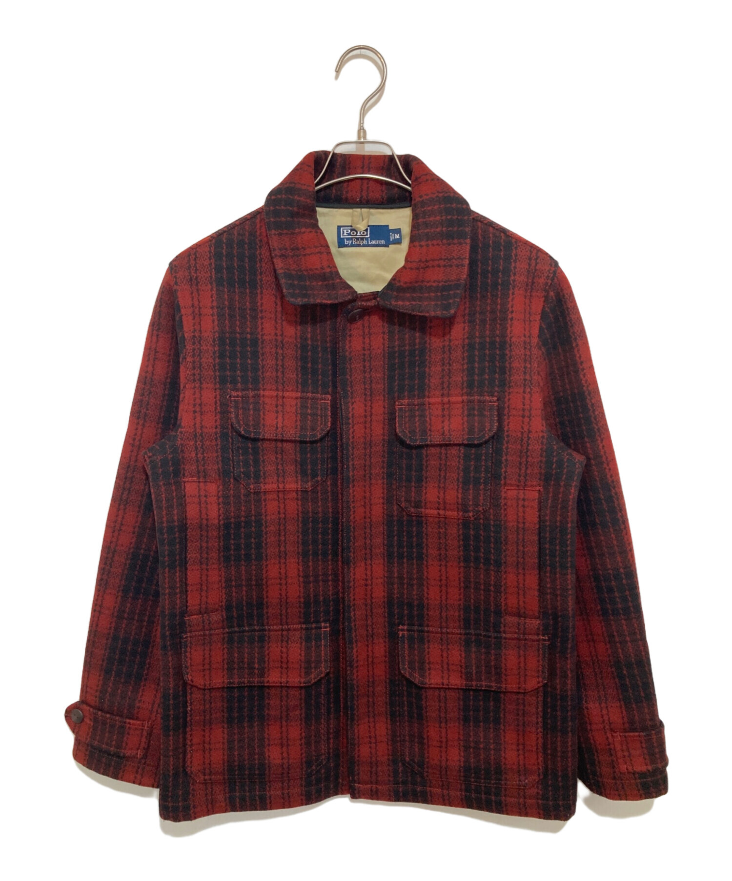Polo Ralph Lauren チェック ウールジャケット S グリーン ポロ