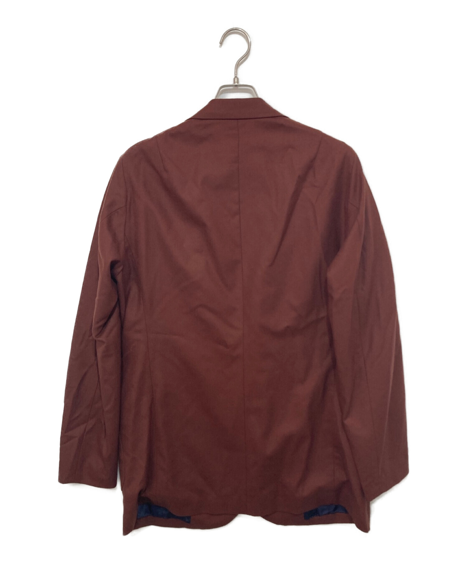 中古・古着通販】KOLOR (カラー) 2Bウールジャケット ブラウン サイズ 