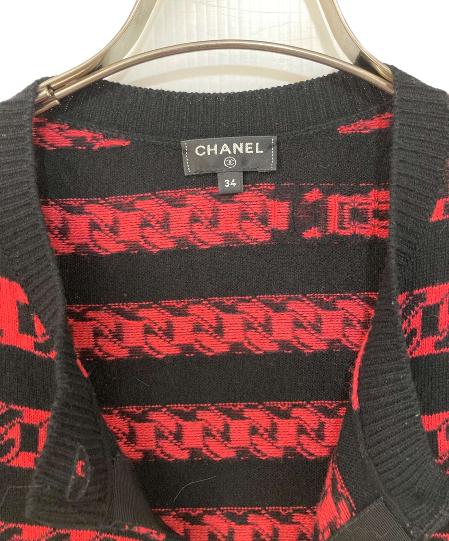中古・古着通販】CHANEL (シャネル) カシミヤニットカーディガン