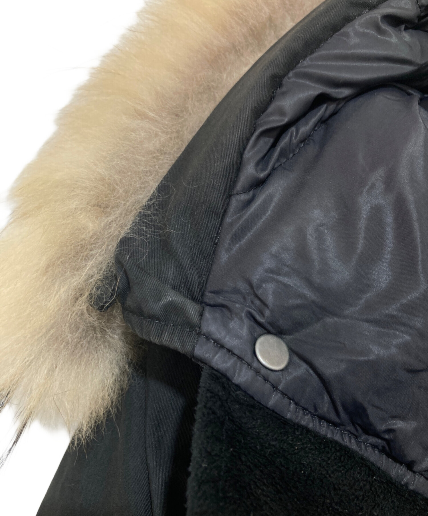 WOOLRICH エディフィス別注ファー付きダウンジャケット XS