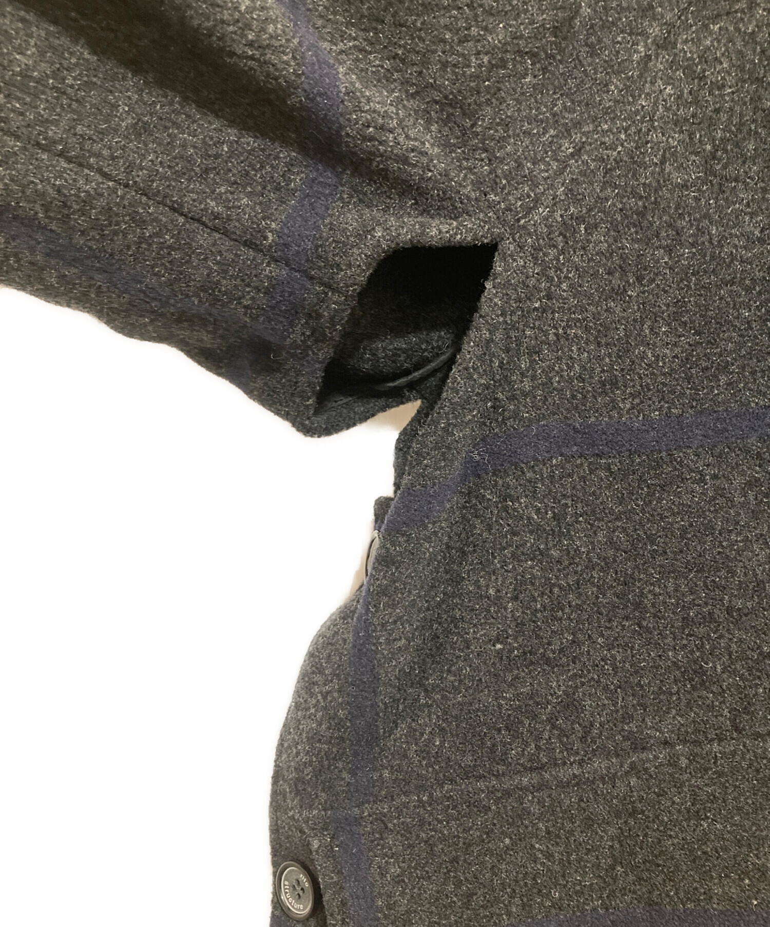 ジャケット・アウター rito structure GRID-PATTERN DUFFLE COAT ジャケット・アウター rito structure GRID-PATTERN DUFFLE COAT rito