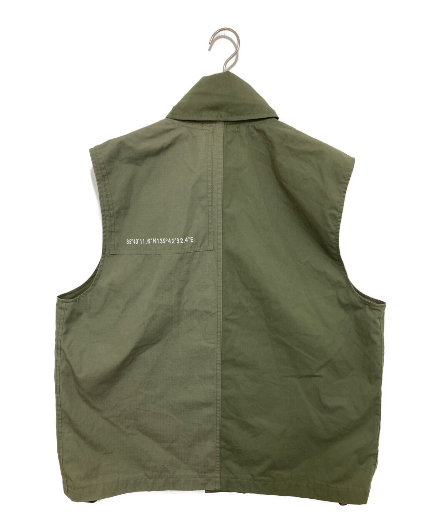 wtaps vest 2番 WTAPS（ダブルタップス） 22AW HAGGERZ/VEST/COTTON.POPLIN 222WVDT