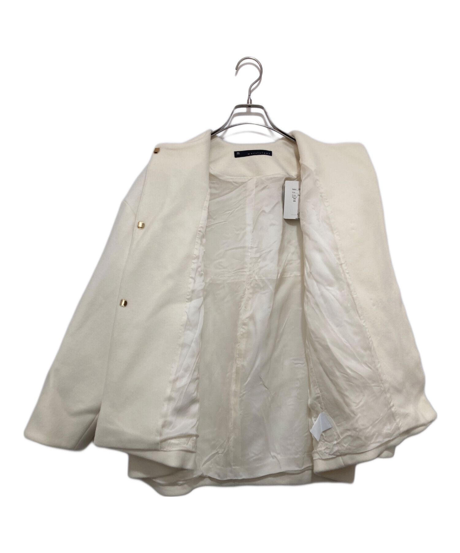 martinique マルティニークノーカラーショートコート ノーカラーコート｜martinique（マルティニーク）｜商品詳細