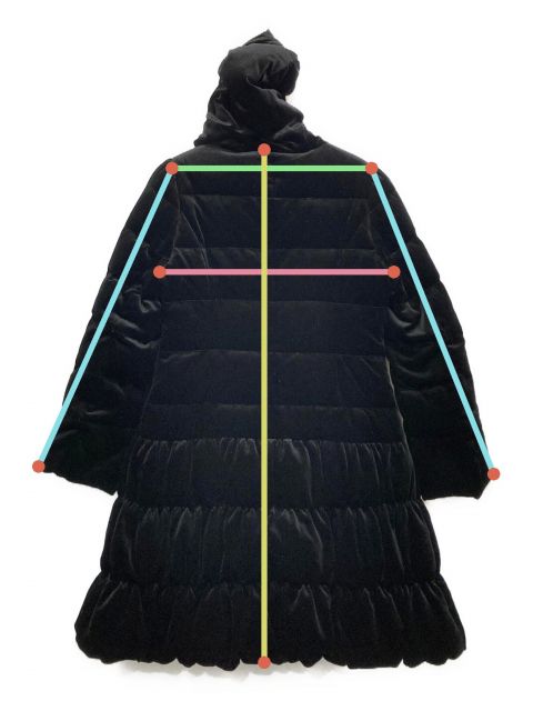 ルネ　ベロアコート　フーディー(サイズ34) 最 安値 価格ファッション - ルネ フーディー 中綿 ベロアコート サイズ34