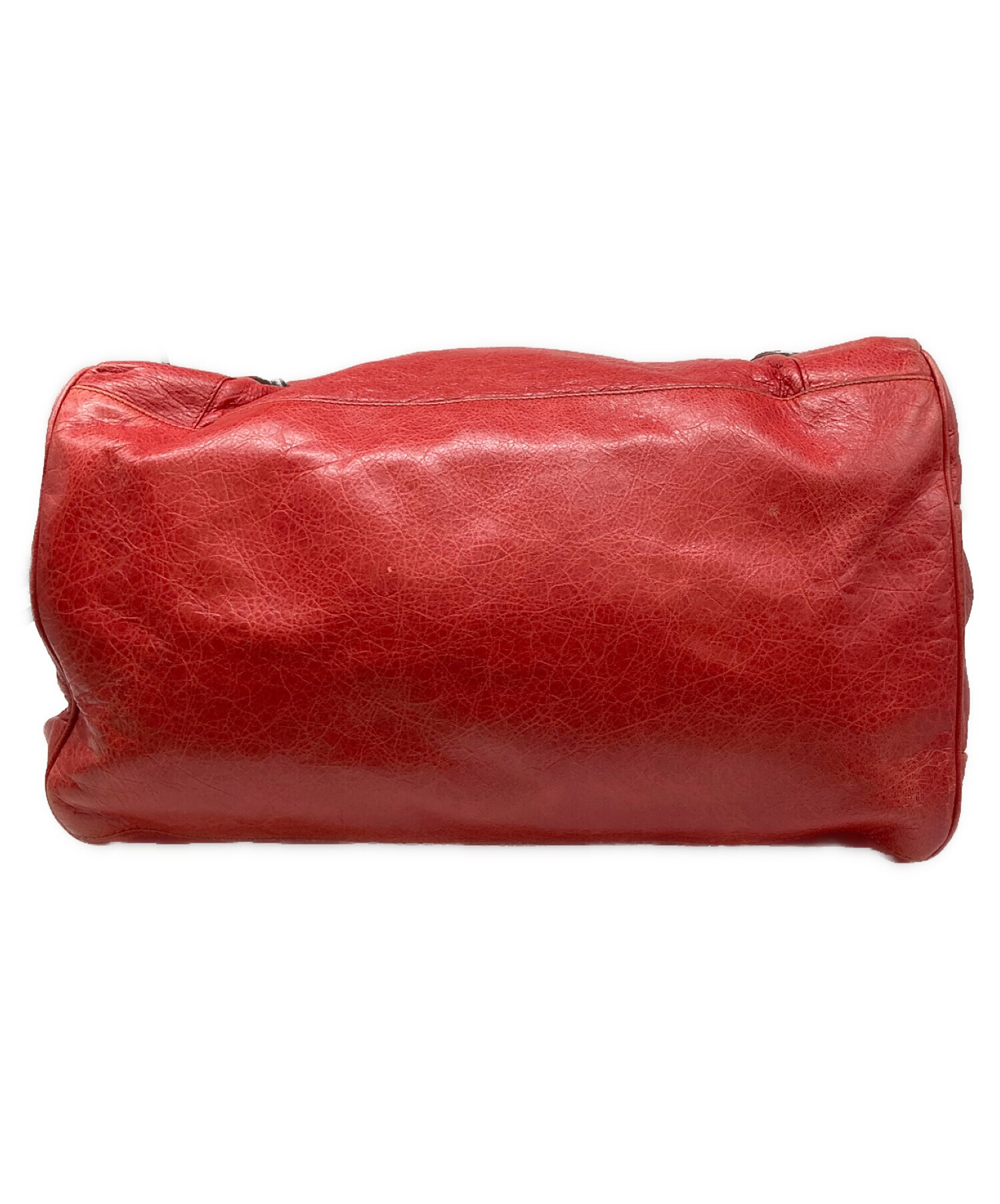 希少 バレンシアガ ザ サンデー レザー トートバッグ ハンドバッグ レッド