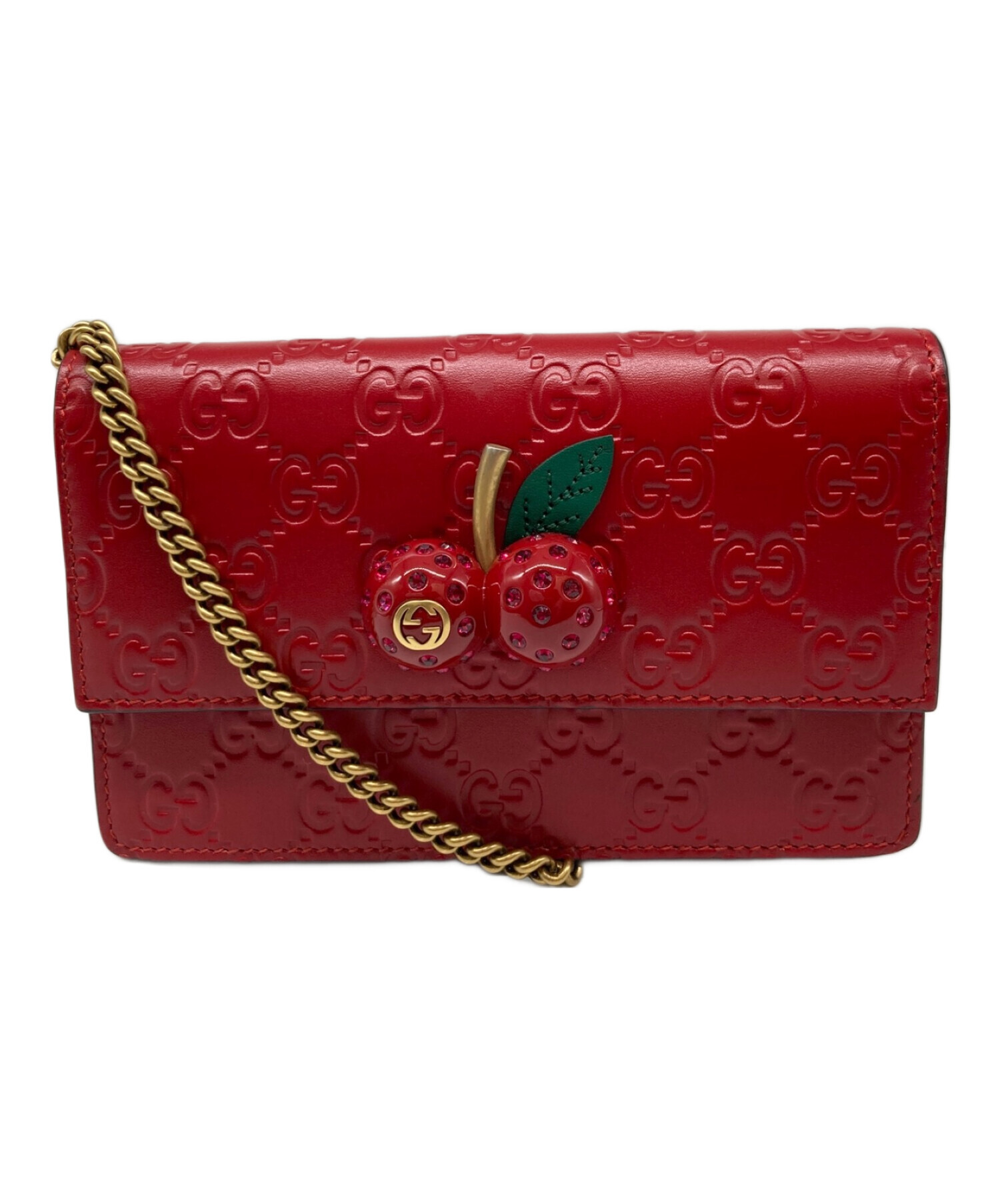 中古・古着通販】GUCCI (グッチ) グッチシマ チェリーデザイン 