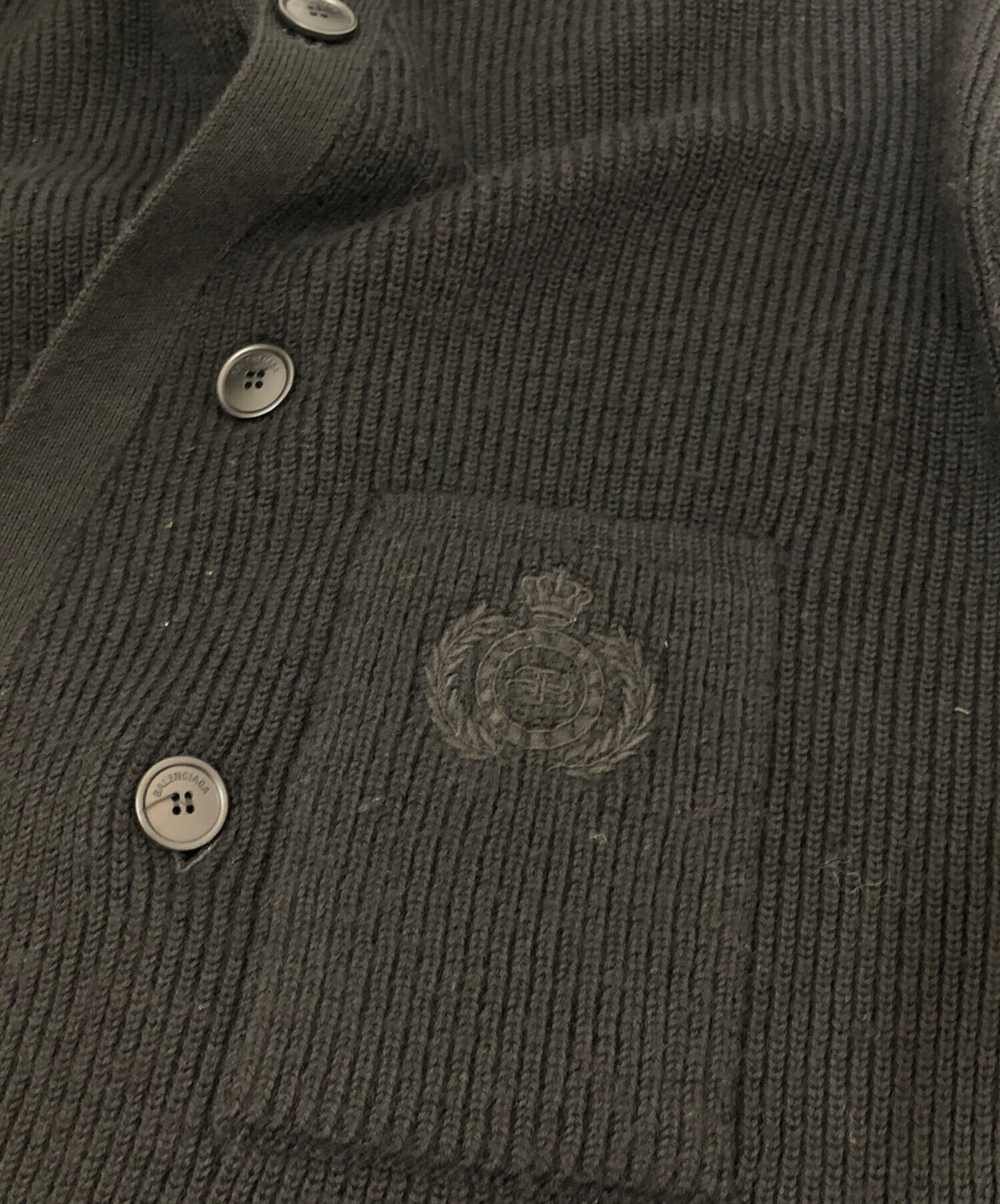 中古・古着通販】BALENCIAGA (バレンシアガ) アシンメトリーリブ