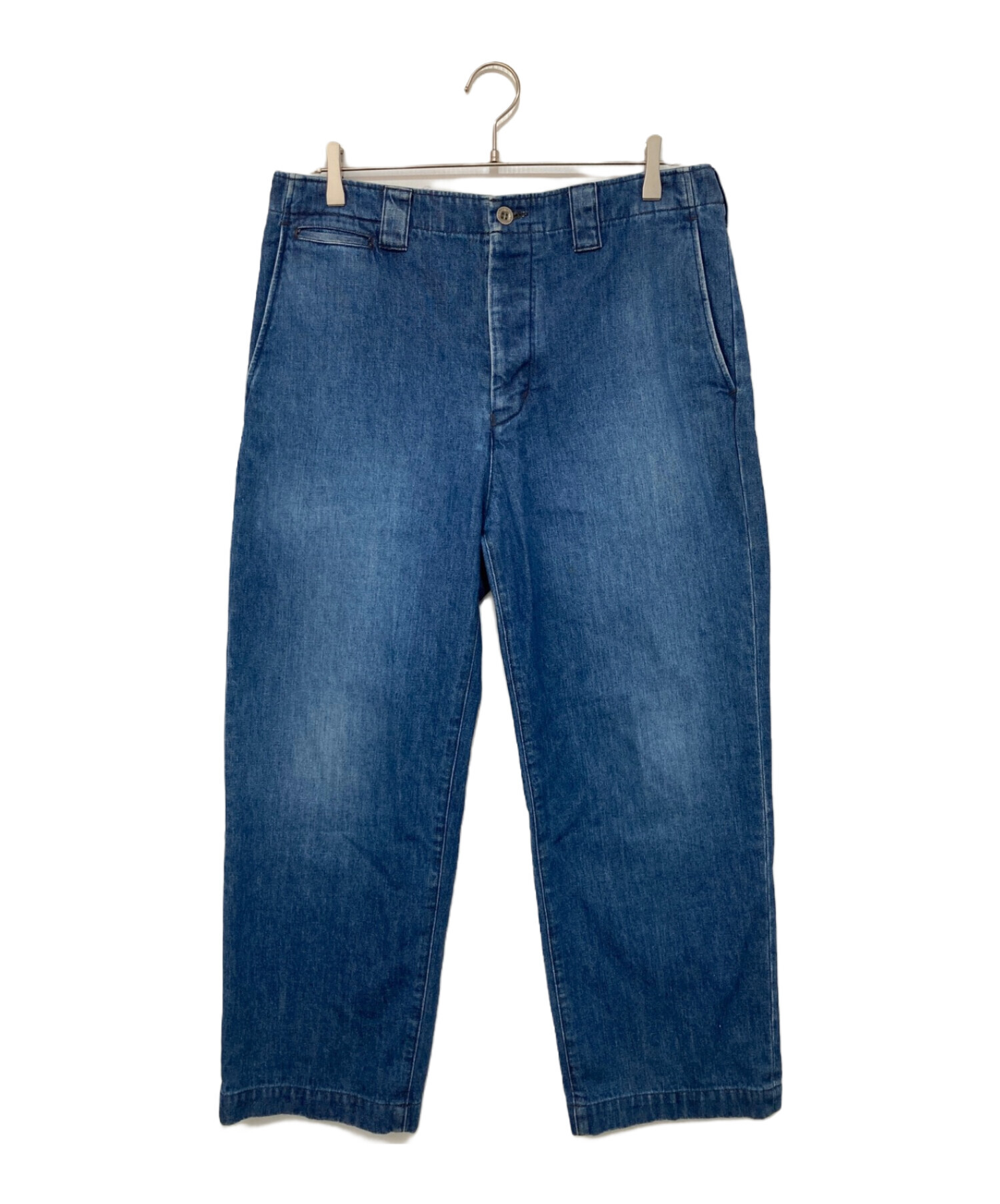 中古・古着通販】VISVIM (ビズビム) クロップドストレートデニムパンツ 
