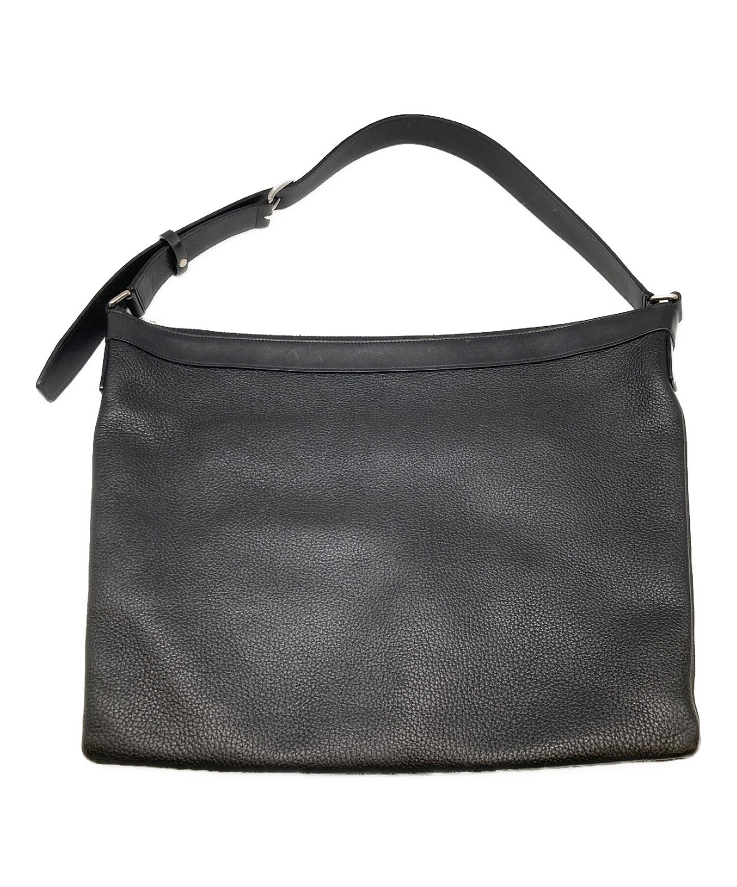 Rags MCGREGOR×PORTER ショルダーバッグ Rags McGREGOR × PORTER/レザーショルダーバッグ/ブラック