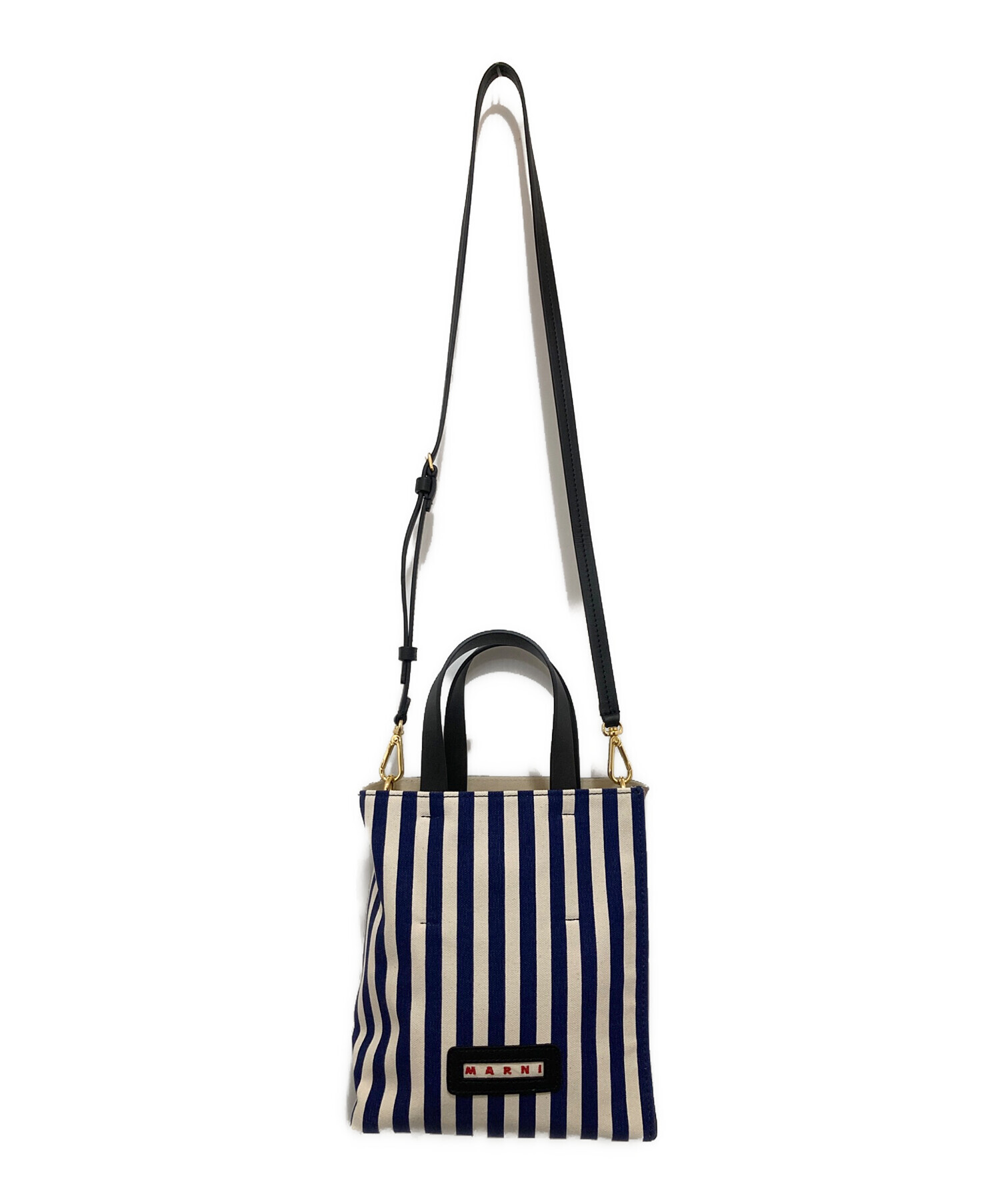 中古・古着通販】MARNI (マルニ) ミュゼオ2WAYバッグ ブルー｜ブランド 