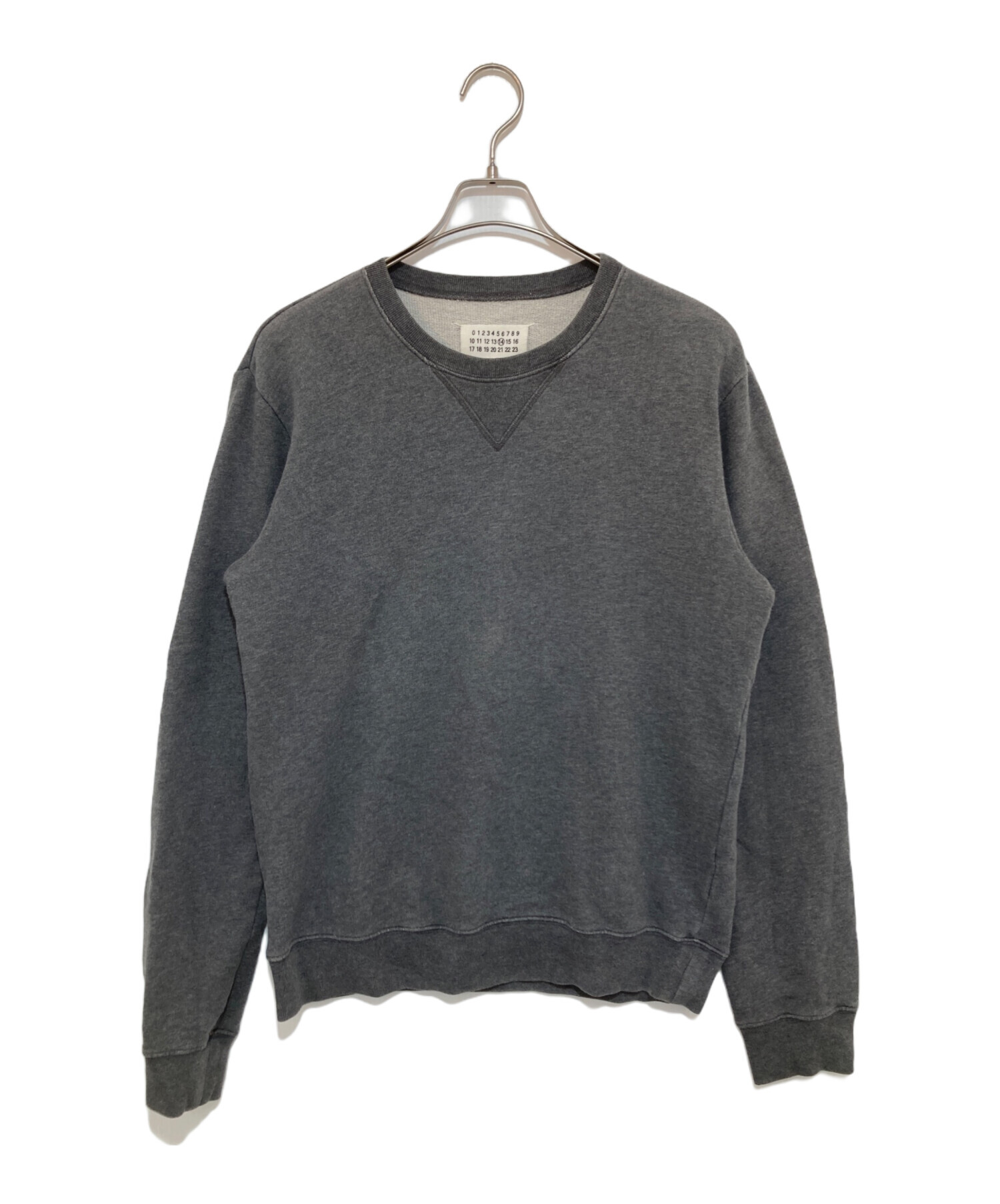 マルジェラ Margiela スウェット エルボーパッチ 黒 44 Maison