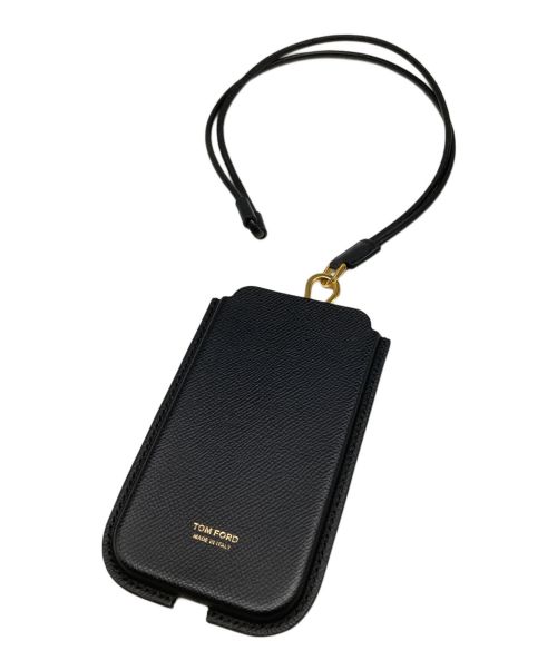 TOM FORD ブラック ケース ストラップ付き 中古・古着通販】TOM FORD (トムフォード) ネックストラップケース
