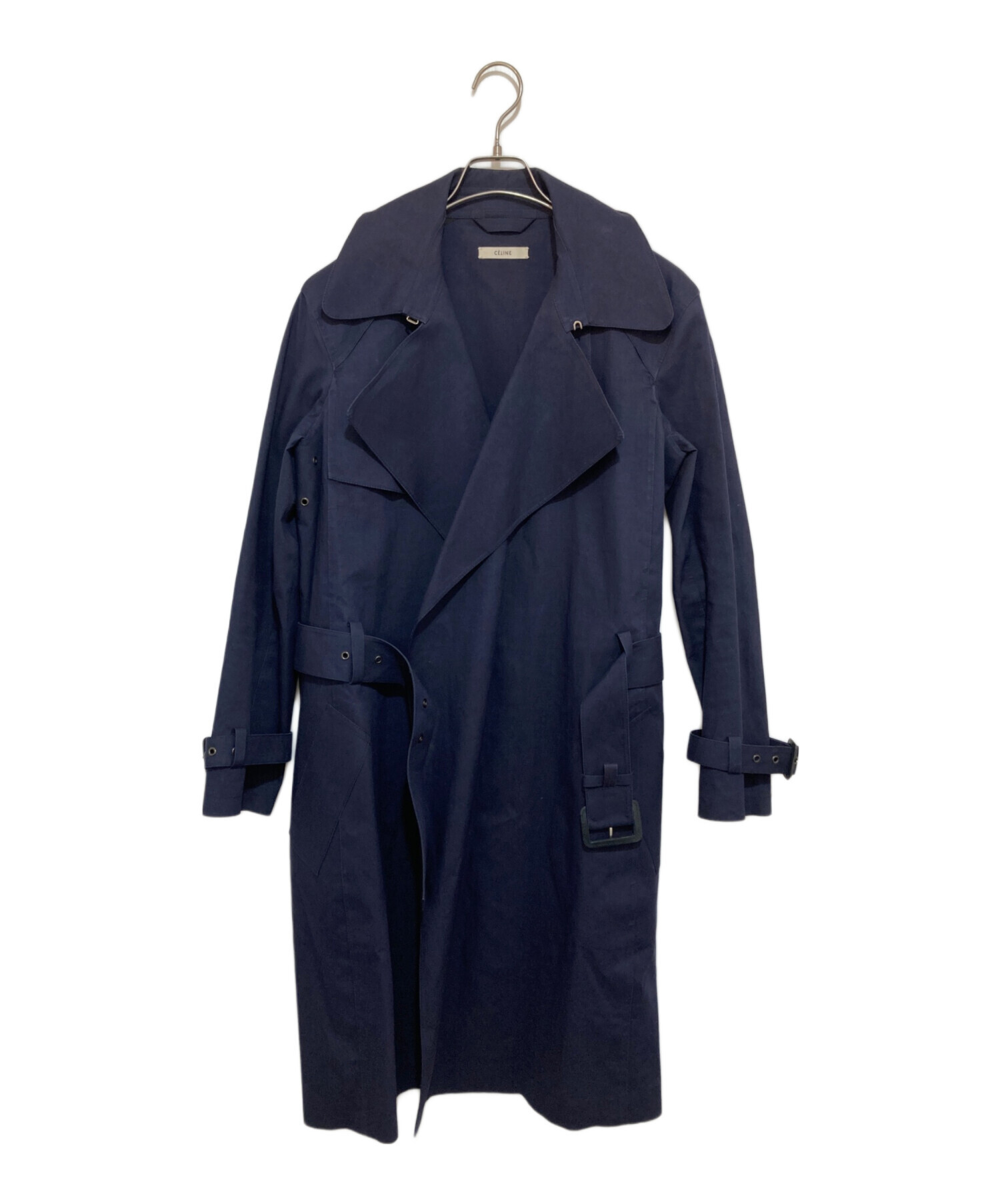 CELINEネイビートレンチコート セリーヌ CELINE ヴィンテージ トレンチ
