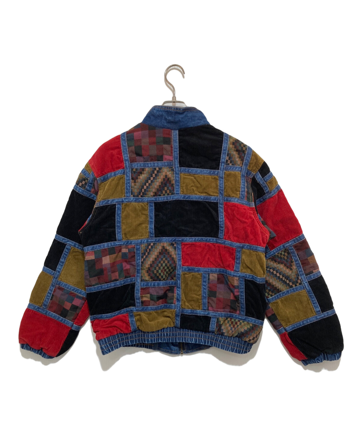 Supreme corduroy patchwork denim jacket supreme Corduroy Patchwork
