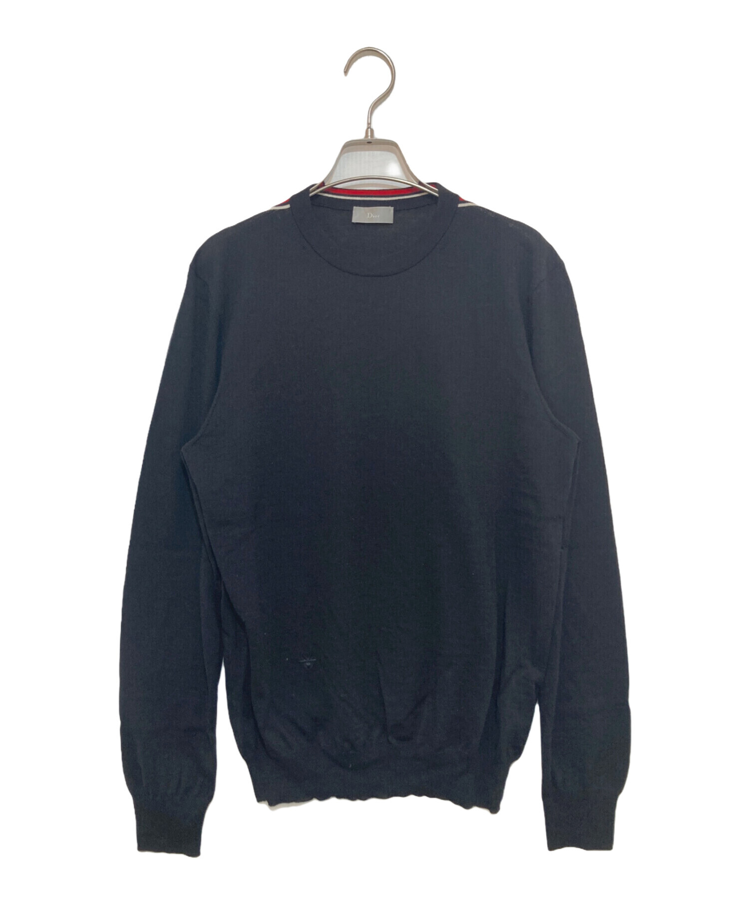 Dior homme ロング　ニット　黒　ブラック　ベスト 15aw 総柄 Dior homme ロング ニット 黒 ブラック ベスト 15aw 総柄 【公式通販】