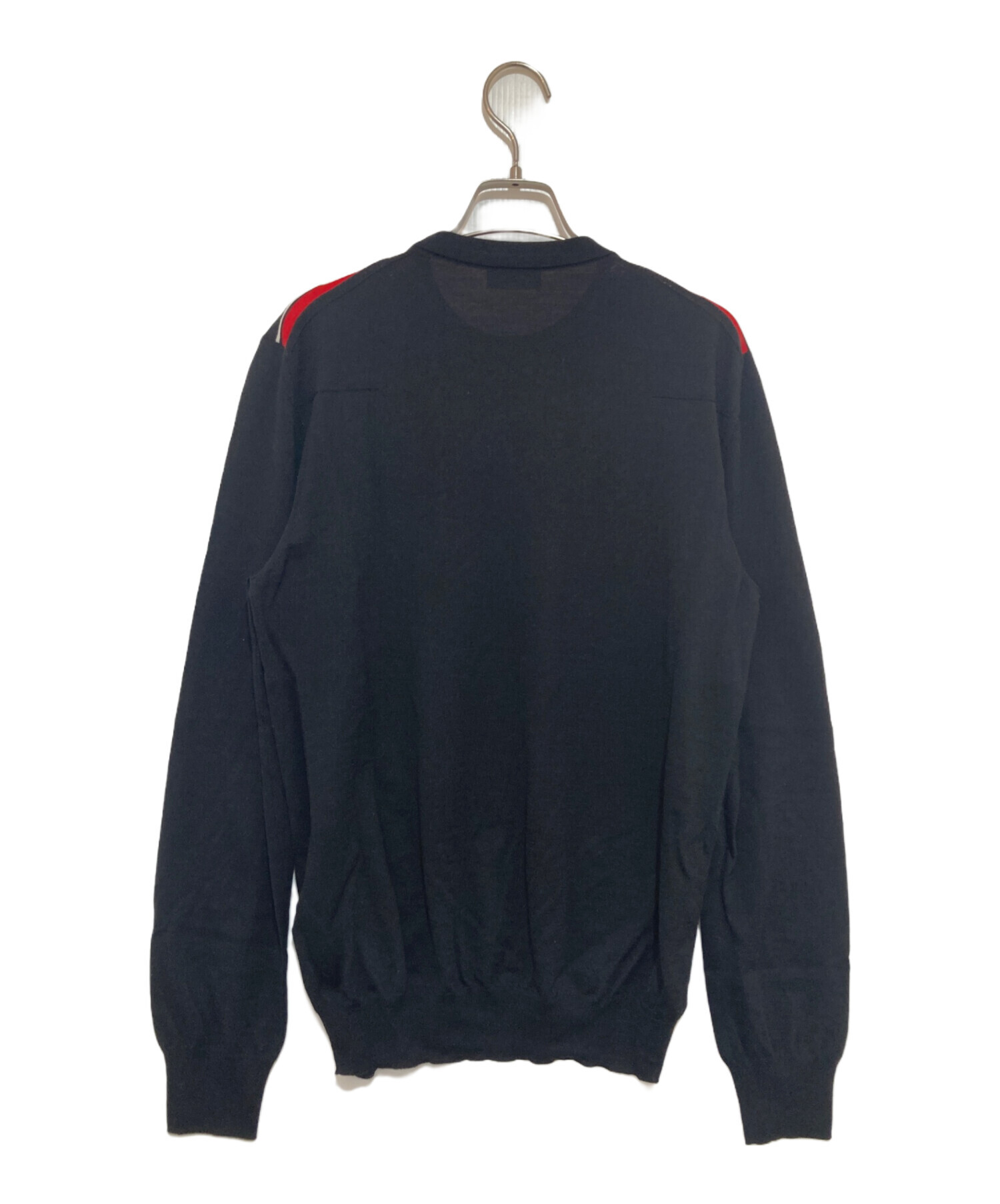Dior homme ロング ニット 黒 ブラック ベスト 15aw 総柄 【公式通販】