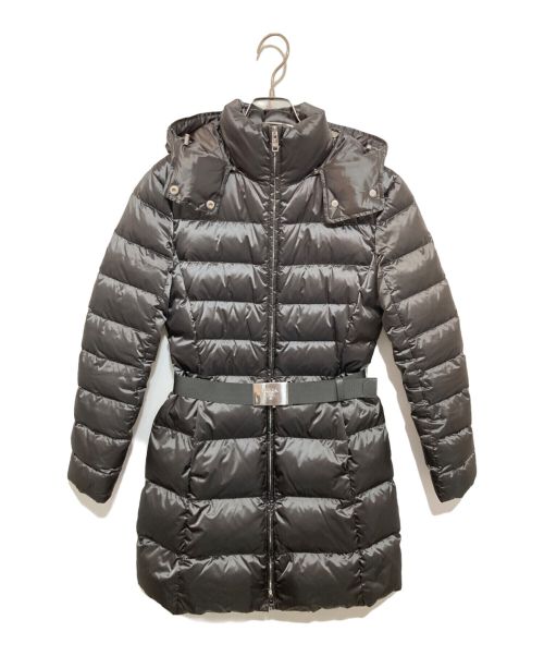 PRADA 濃いグレーベルト付きダウンコートサイズ38 中古・古着通販】PRADA (プラダ) ベルト付ダウンコート グレー サイズ