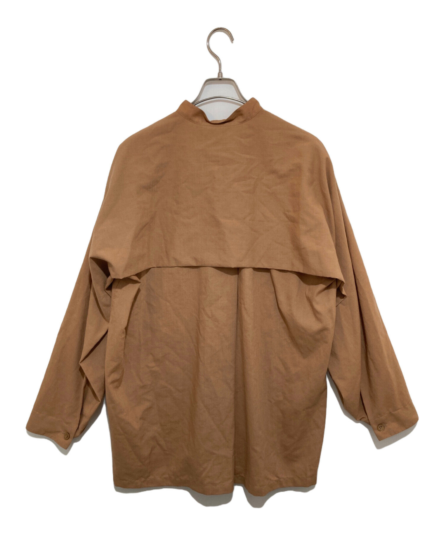 オムプリッセイッセイミヤケ　FRESHEN　シャツ　サイズ2 ブラウン 中古・古着通販】HOMME PLISSE ISSEY MIYAKE (オムプリッセ イッセイ