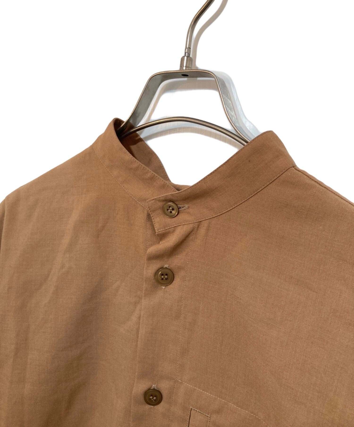 オムプリッセイッセイミヤケ　FRESHEN　シャツ　サイズ2 ブラウン 中古・古着通販】HOMME PLISSE ISSEY MIYAKE (オムプリッセ イッセイ