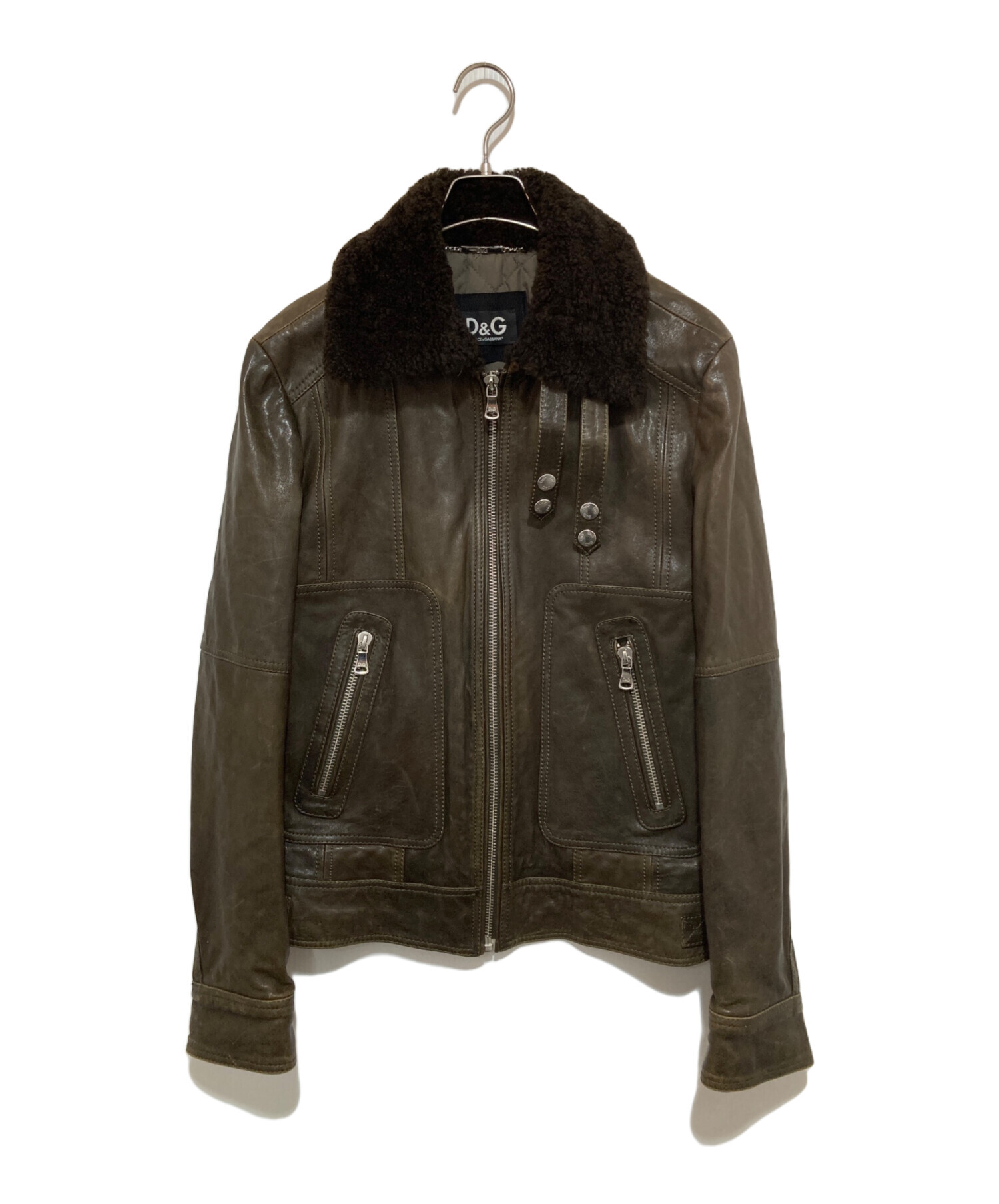 中古・古着通販】DOLCE & GABBANA (ドルチェ＆ガッバーナ) レザー