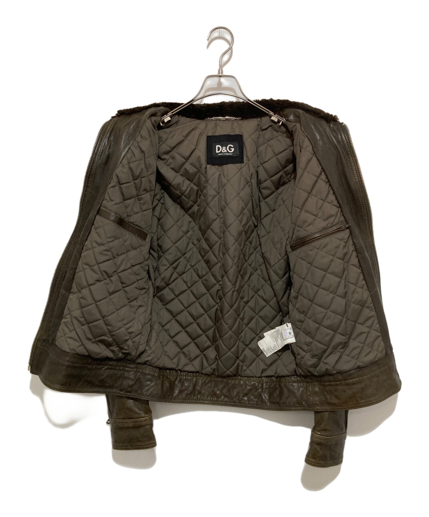 中古・古着通販】DOLCE & GABBANA (ドルチェ＆ガッバーナ) レザー