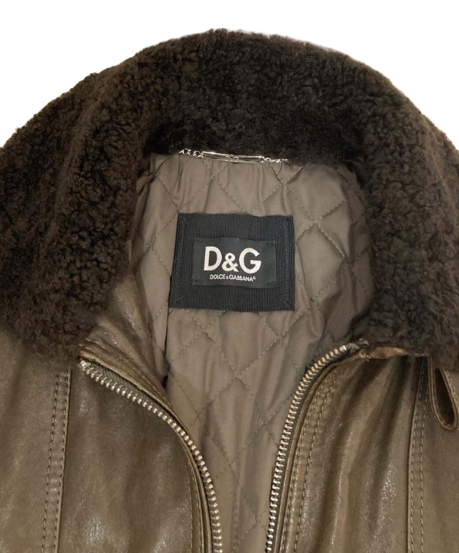 中古・古着通販】DOLCE & GABBANA (ドルチェ＆ガッバーナ) レザー