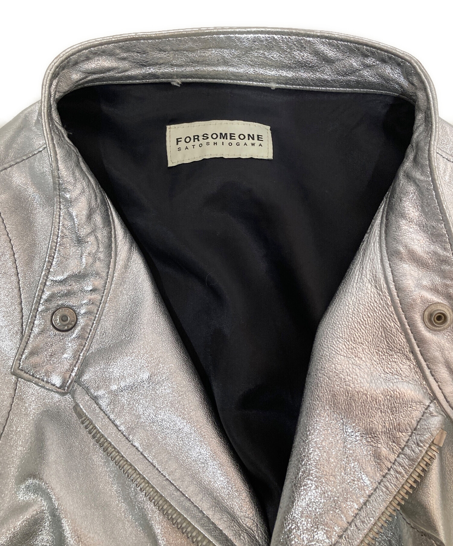 中古・古着通販】FORSOMEONE (フォーサムワン) SIGNATURE RACING JKT 