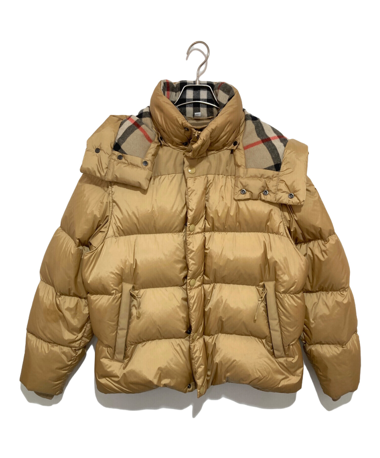 burberry バーバリーベージュ ジャケット 中古・古着通販】BURBERRY (バーバリー) デタッチャブルスリーブ パ