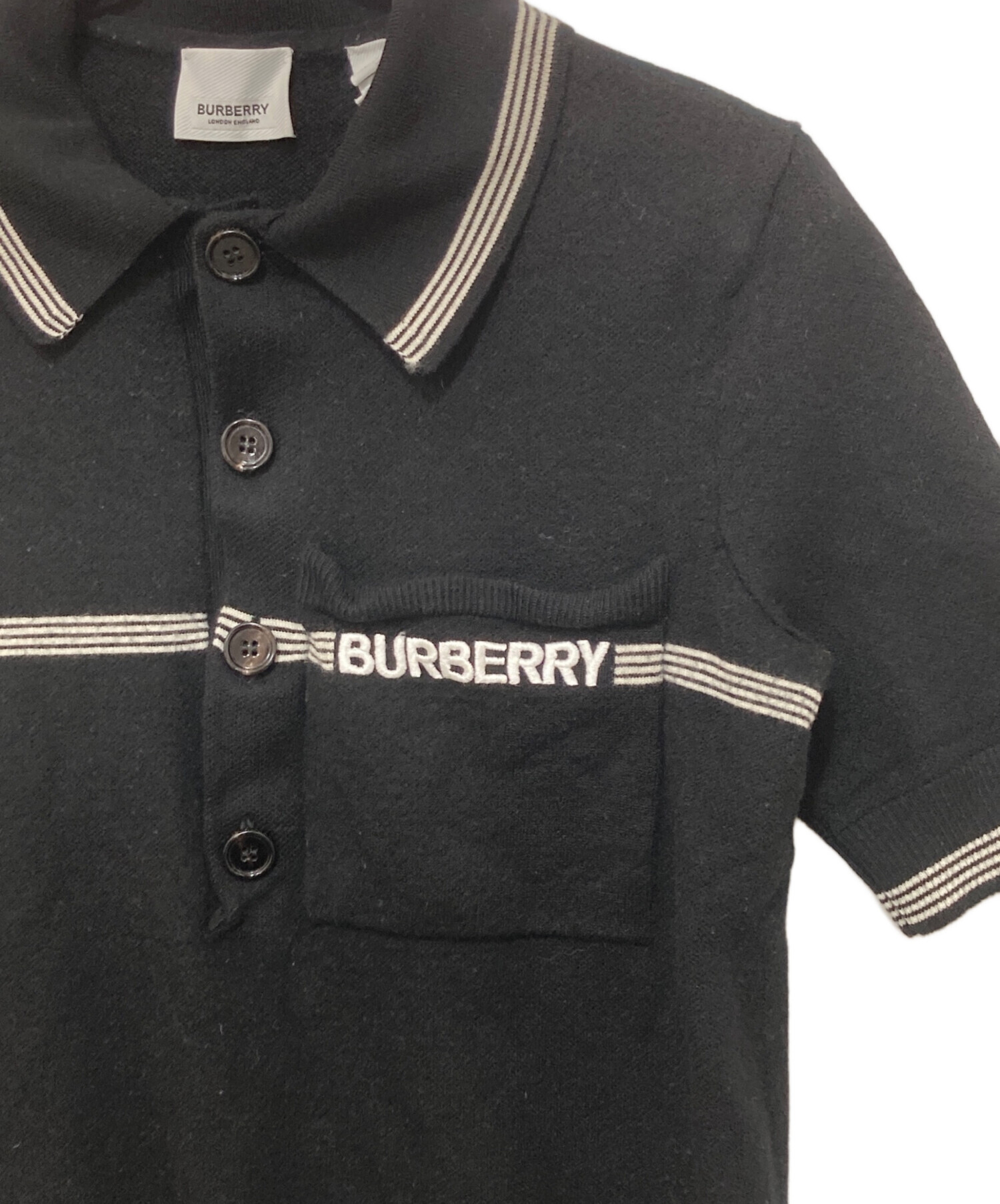 Burberry ニットポロシャツ 【公式通販】