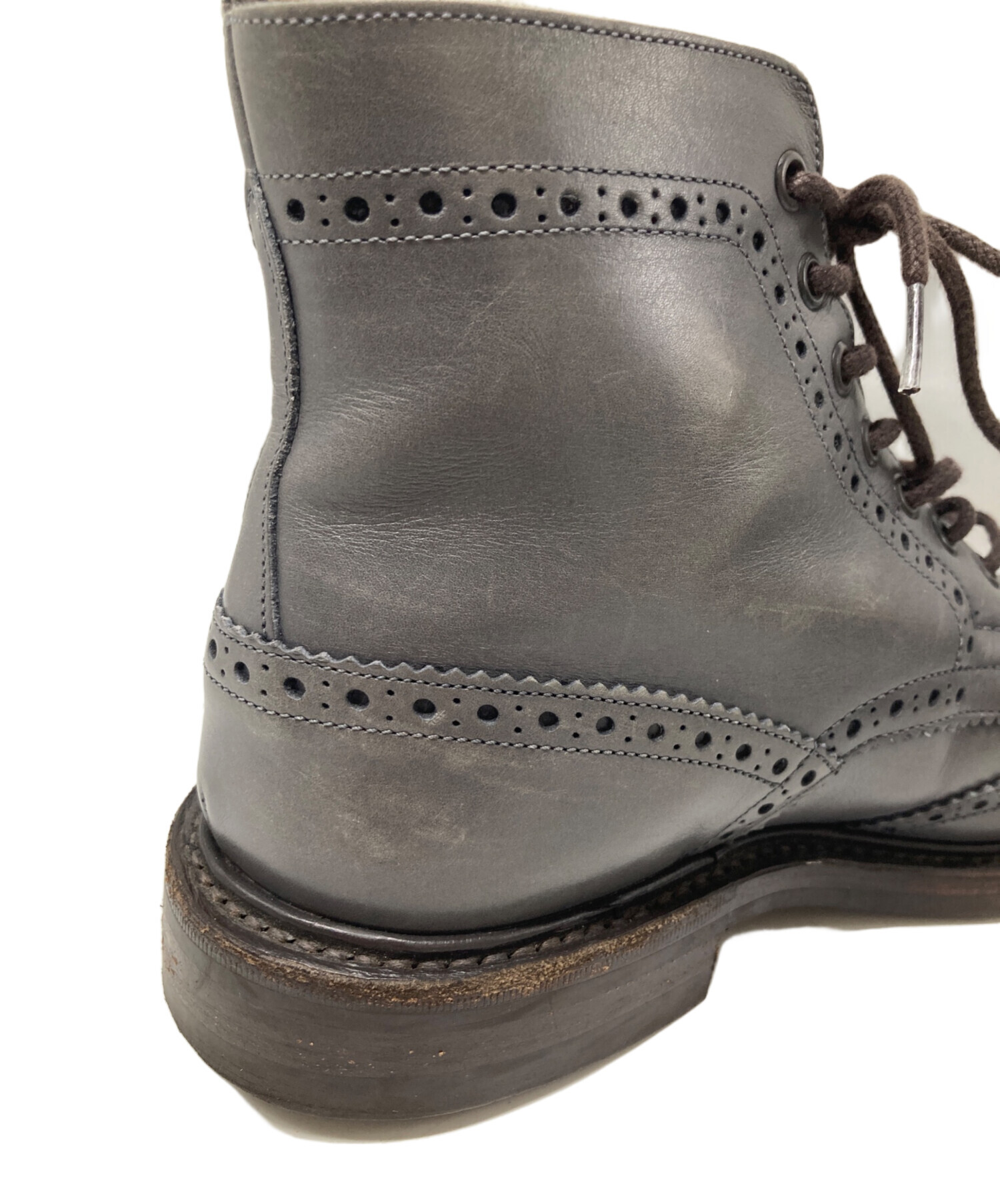 中古・古着通販】Tricker's (トリッカーズ) レースアップブーツ グレー