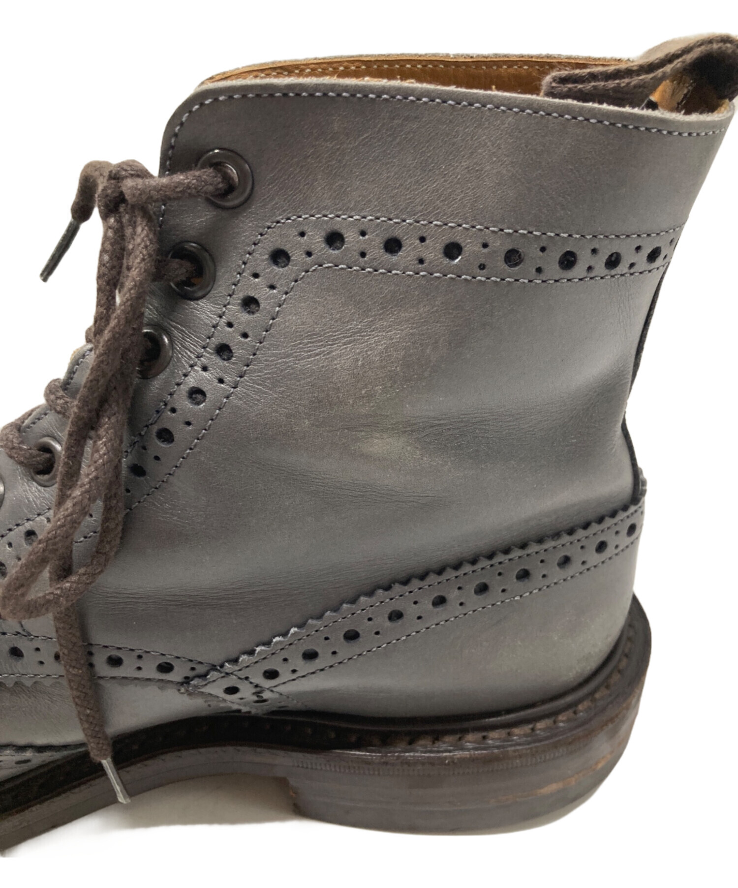 中古・古着通販】Tricker's (トリッカーズ) レースアップブーツ グレー